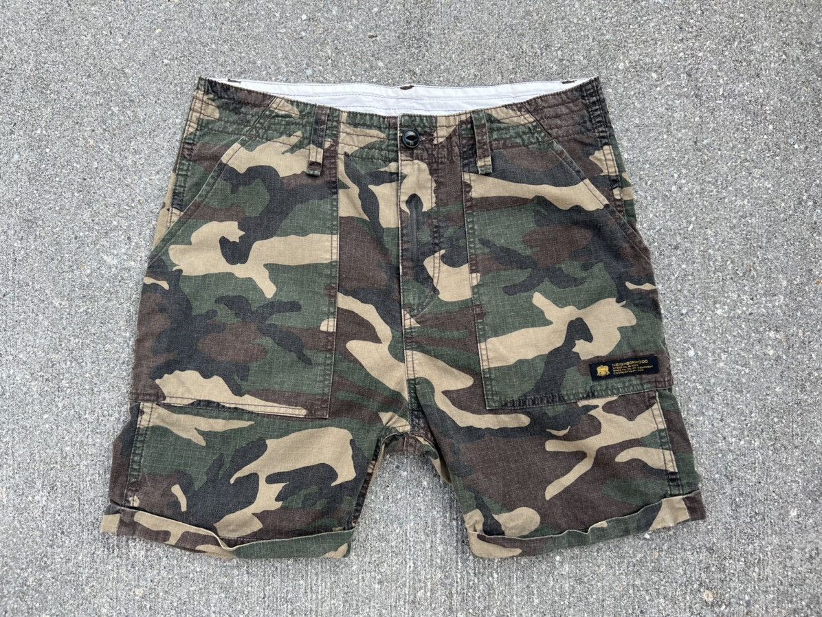 Neighborhood Japan Ripstop Camouflage Military Short Pant