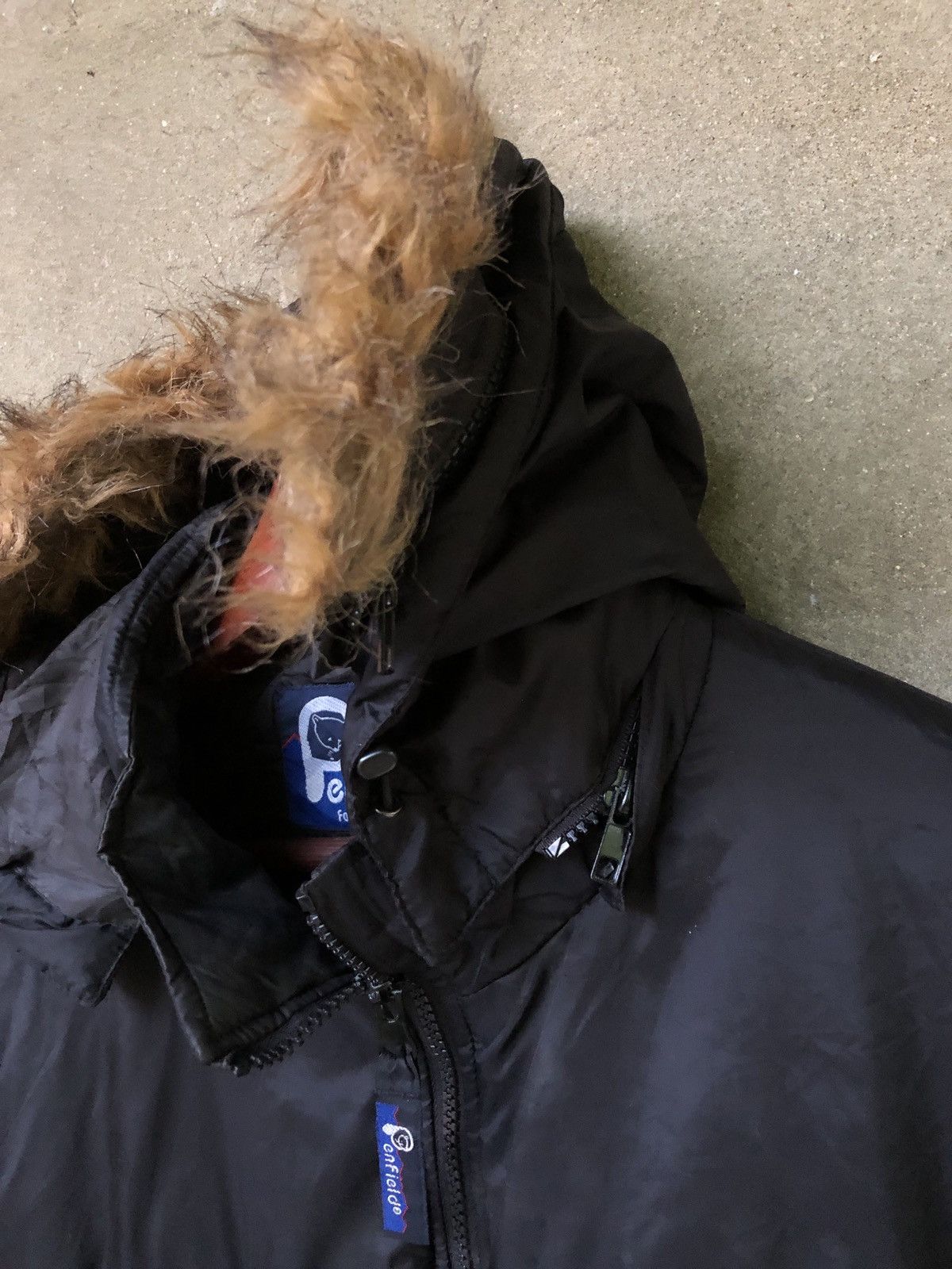 Penfield Last Call⏰Penfield Black Down Filled Faux Fur Hooded Jacket Size US L / EU 52-54 / 3 - 7 Thumbnail