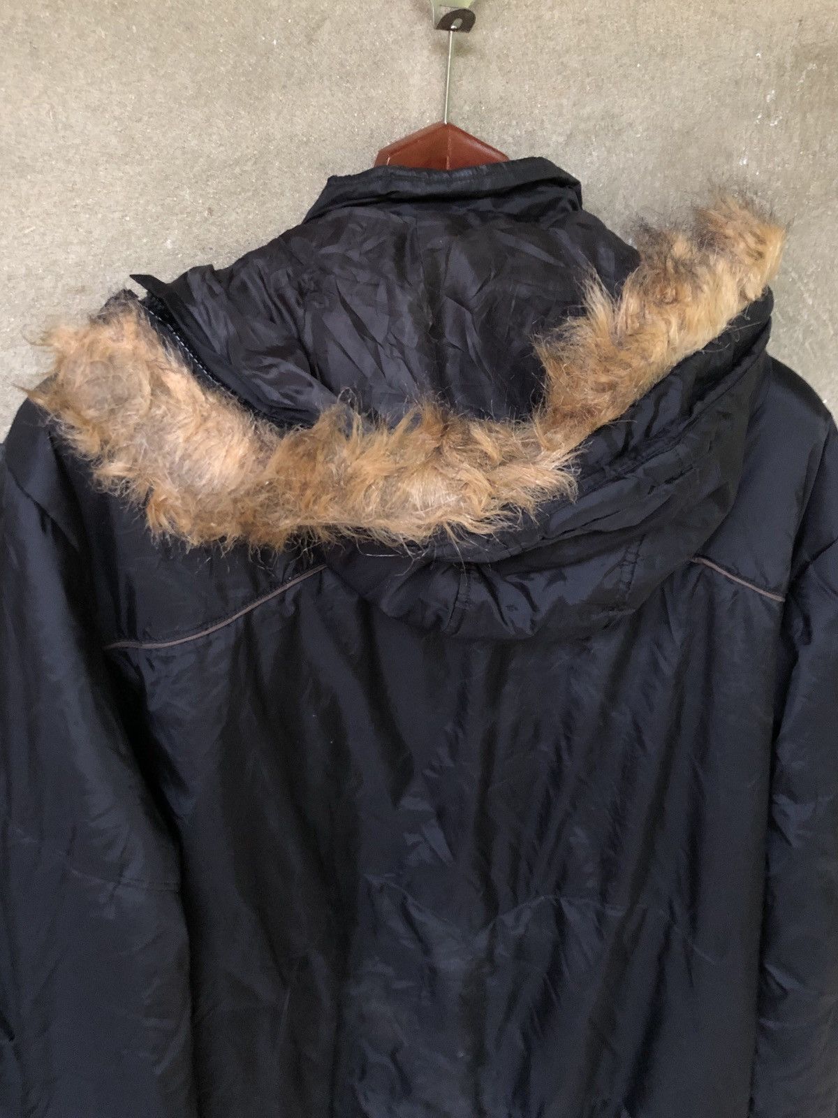 Penfield Last Call⏰Penfield Black Down Filled Faux Fur Hooded Jacket Size US L / EU 52-54 / 3 - 9 Thumbnail