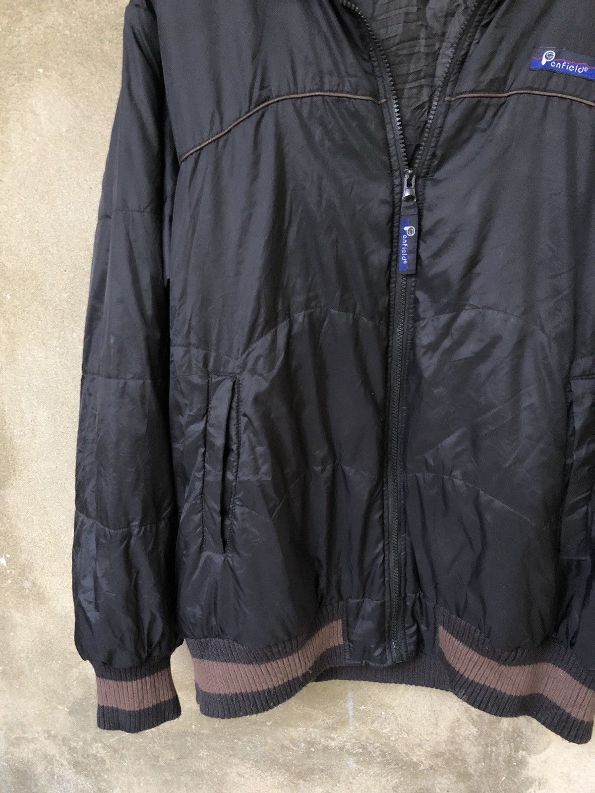 Penfield Last Call⏰Penfield Black Down Filled Faux Fur Hooded Jacket Size US L / EU 52-54 / 3 - 14 Thumbnail