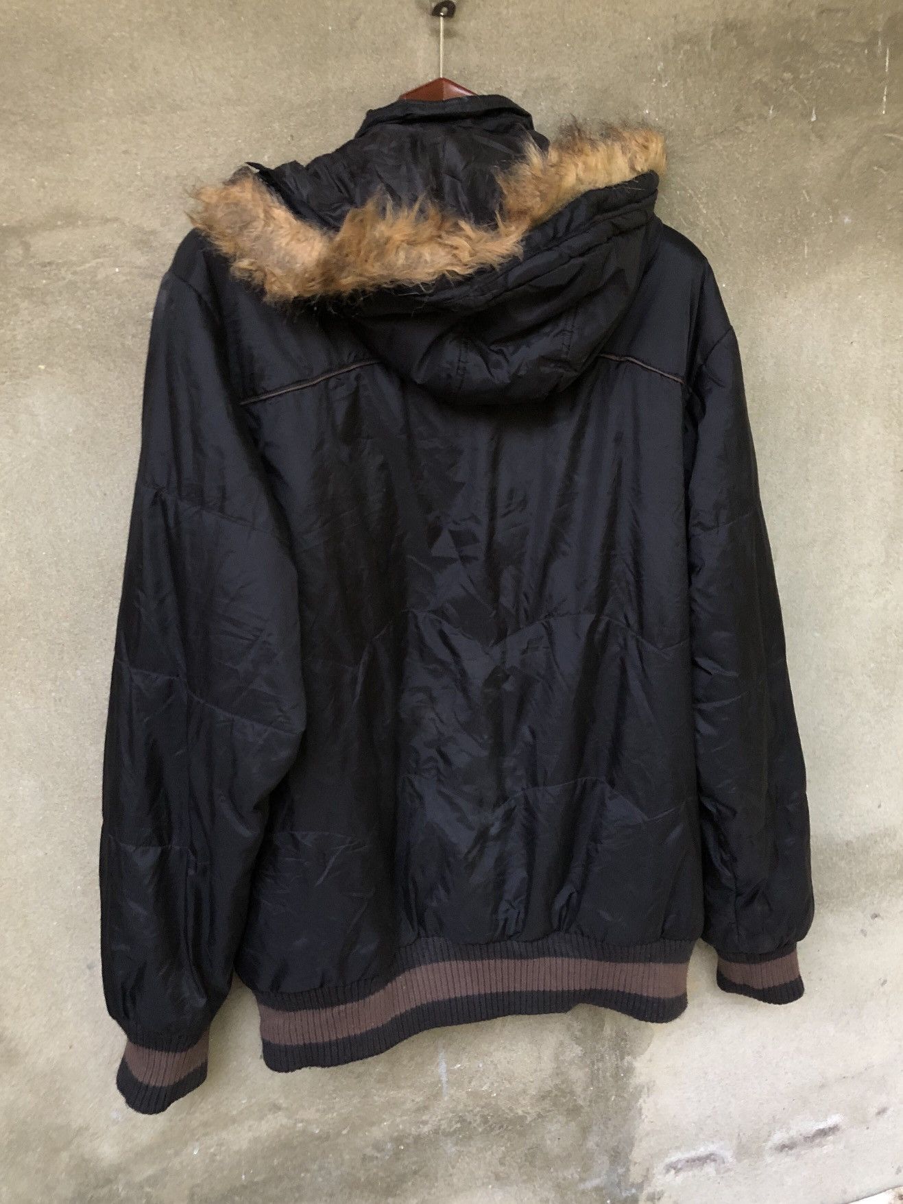 Penfield Last Call⏰Penfield Black Down Filled Faux Fur Hooded Jacket Size US L / EU 52-54 / 3 - 8 Thumbnail