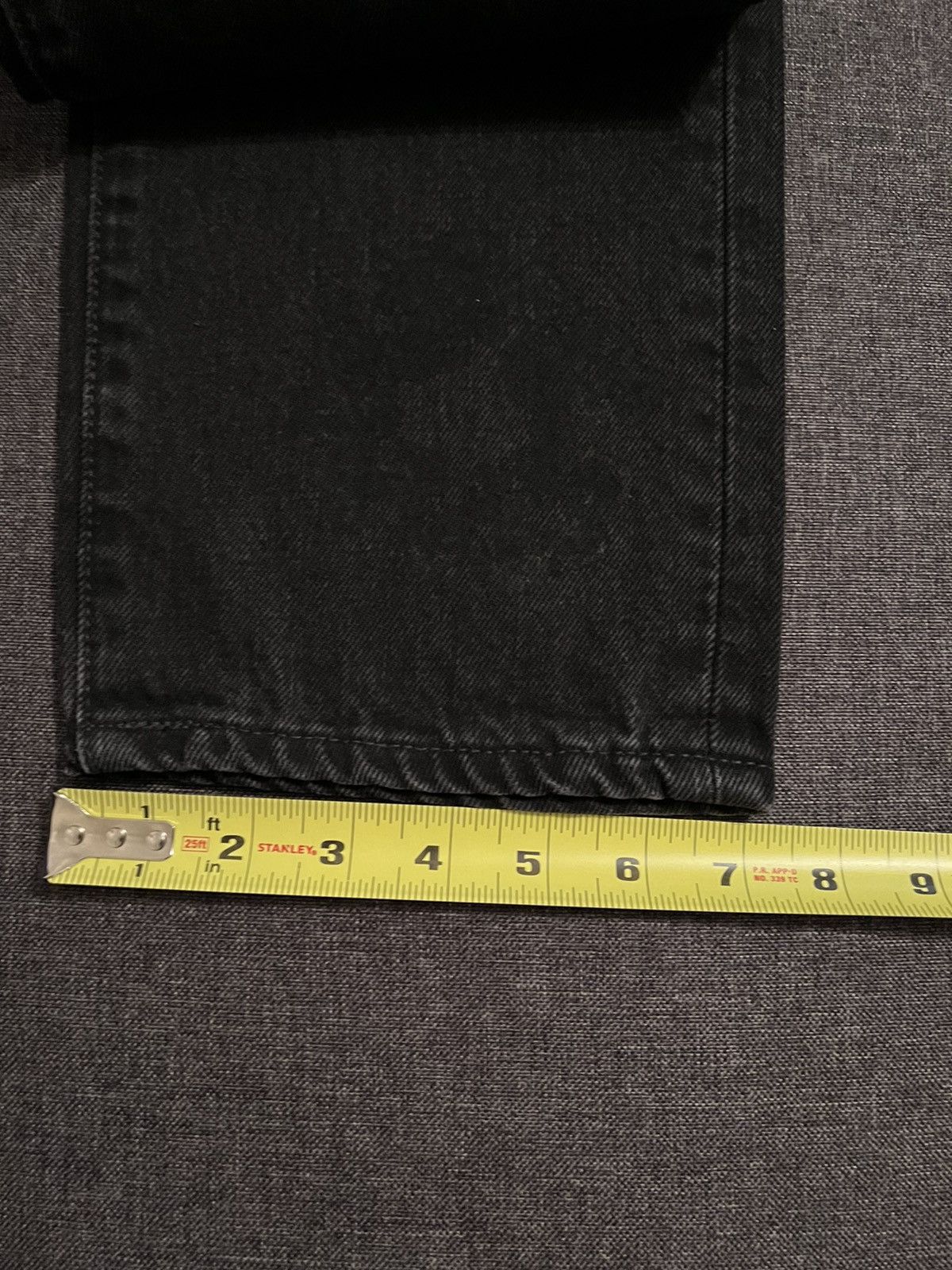 DENIM TEARS × Levi's Denim tears cotton wreath black on black monogram jeans Size US 32 / EU 48 - 3 Thumbnail