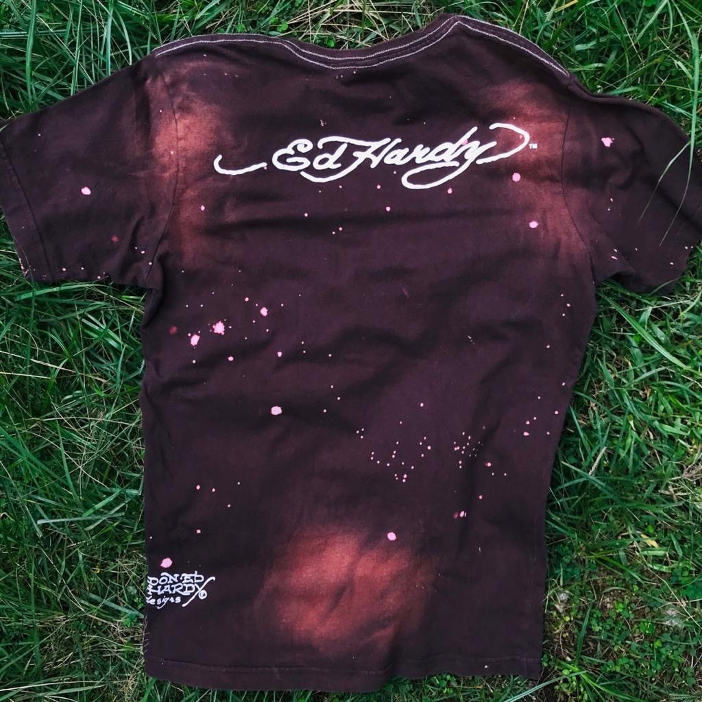 Ed Hardy 🔥Vintage Ed Hardy Flowers Tie Dye T-Shirt Size US M / EU 48-50 / 2 - 2 Thumbnail