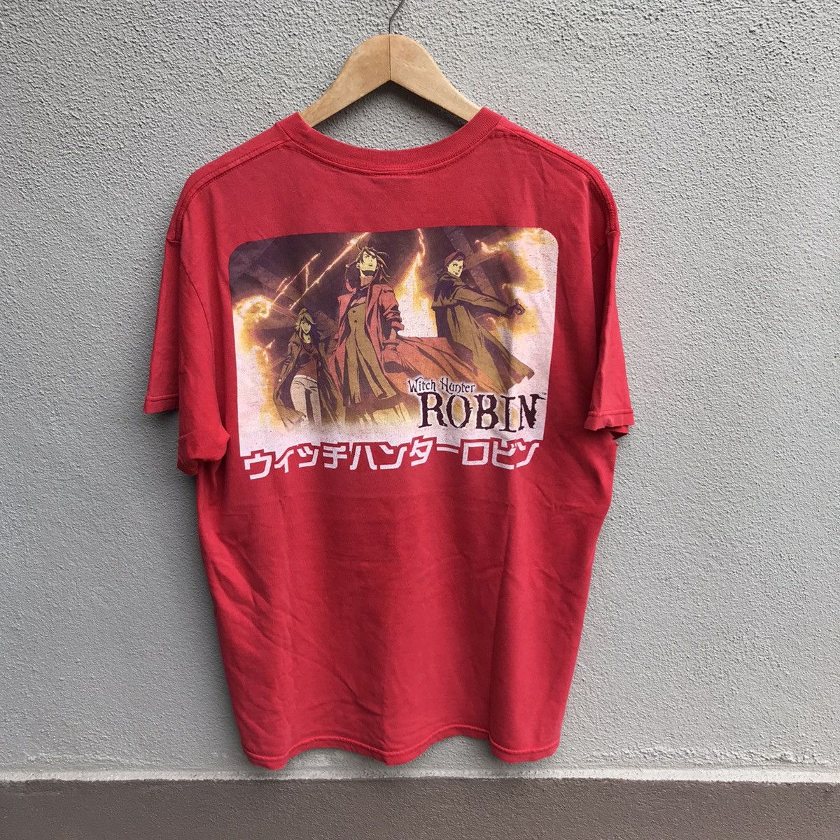 Anime Vintage WITCH HUNTER ROBIN anime manga tee Size US L / EU 52-54 / 3 - 1 Thumbnail