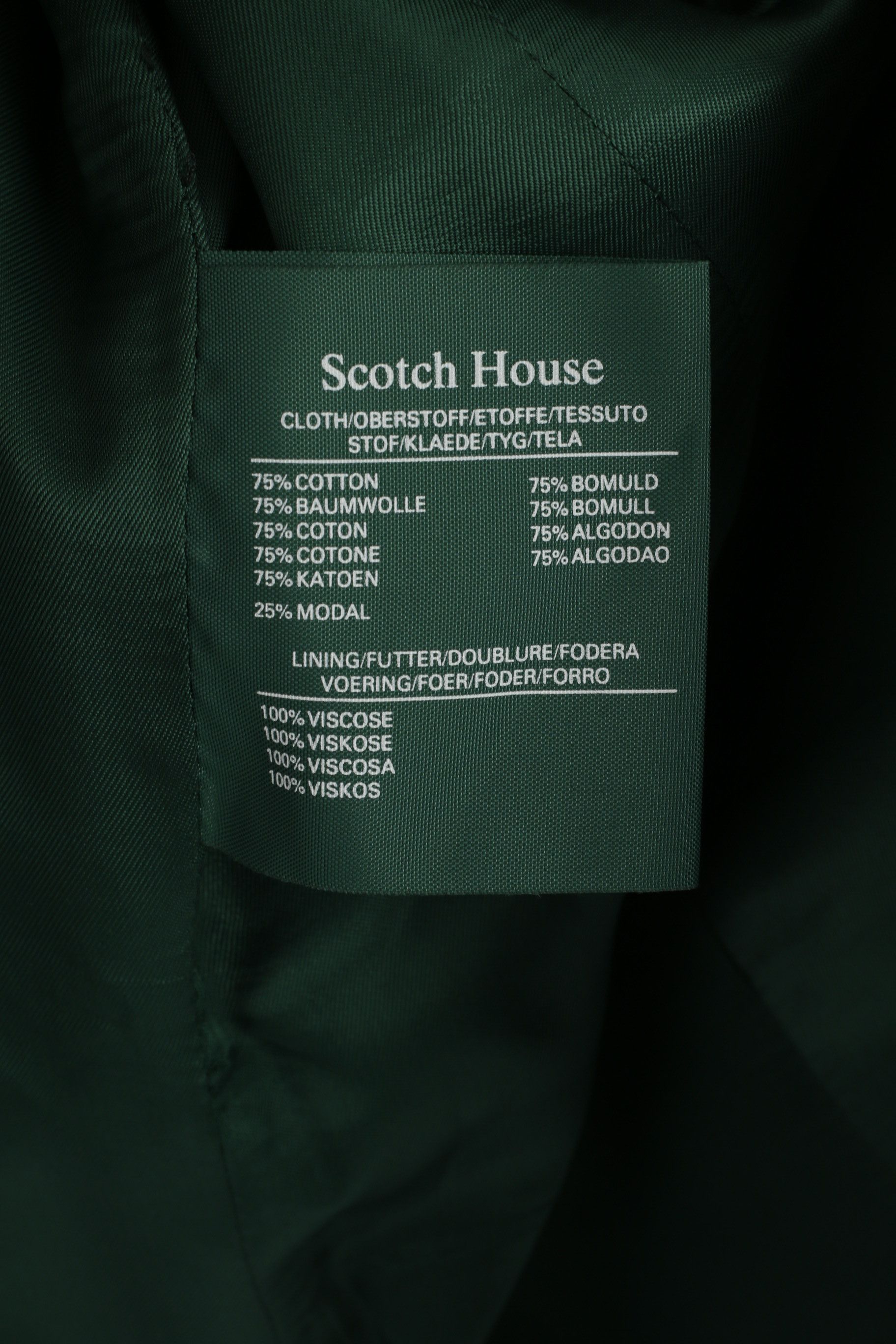 Vintage The Scotch House Women M Vest Bottle Green Cotton 2543 Size M / US 6-8 / IT 42-44 - 4 Thumbnail