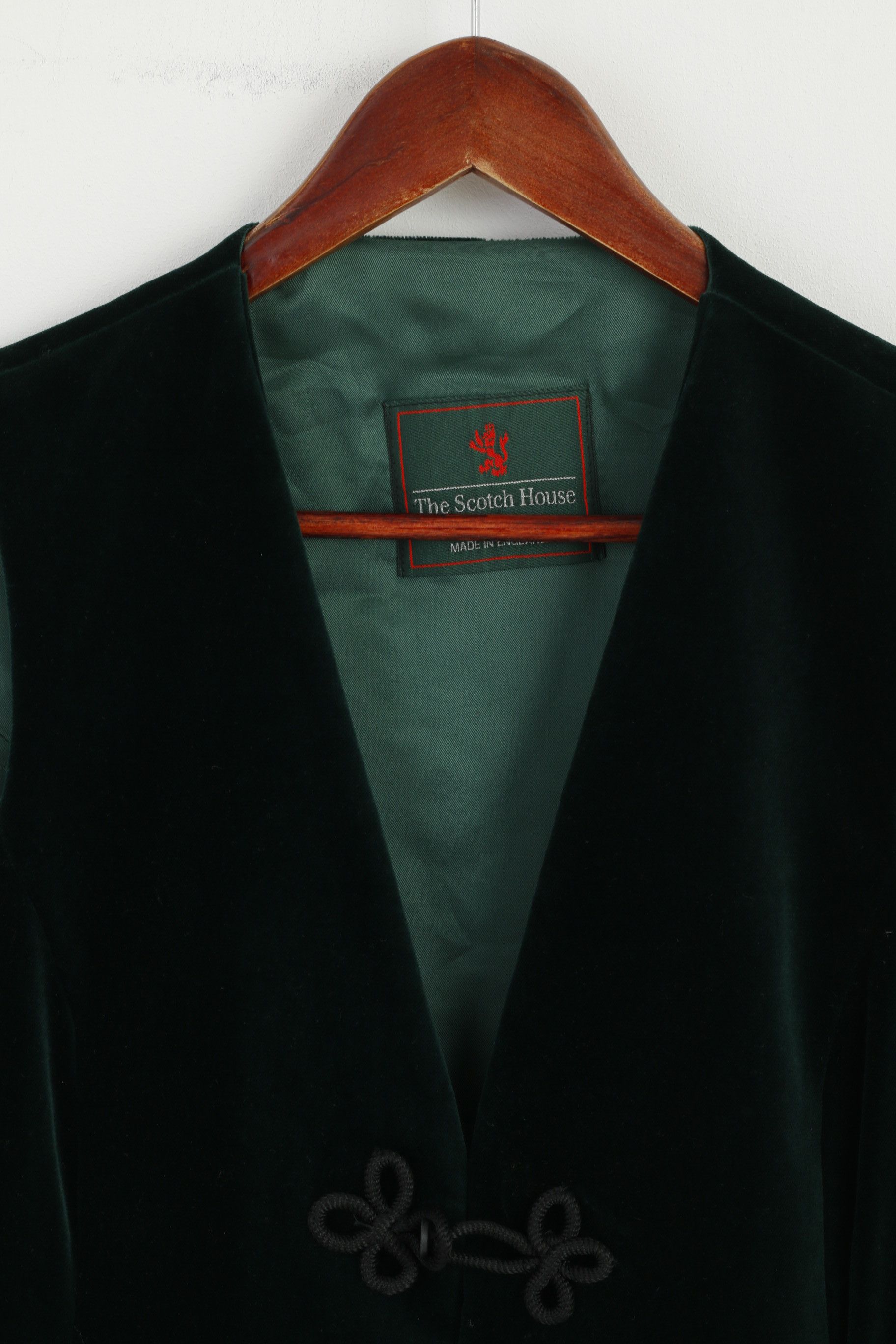 Vintage The Scotch House Women M Vest Bottle Green Cotton 2543 Size M / US 6-8 / IT 42-44 - 2 Thumbnail