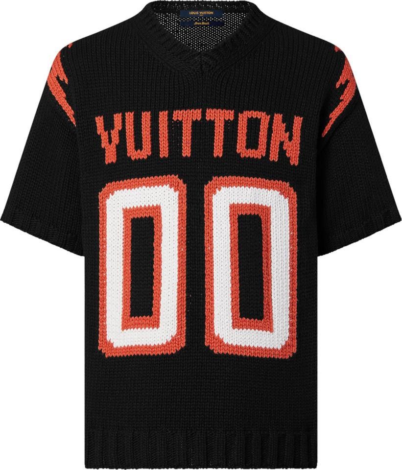 Louis Vuitton Mens XL Virgil Abloh Black Knit Chunky