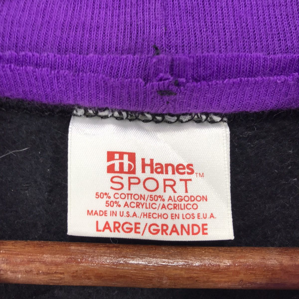 Hanes Vintage Hanes BigLogo Witch Crewneck Sweatshirt Size US L / EU 52-54 / 3 - 5 Thumbnail