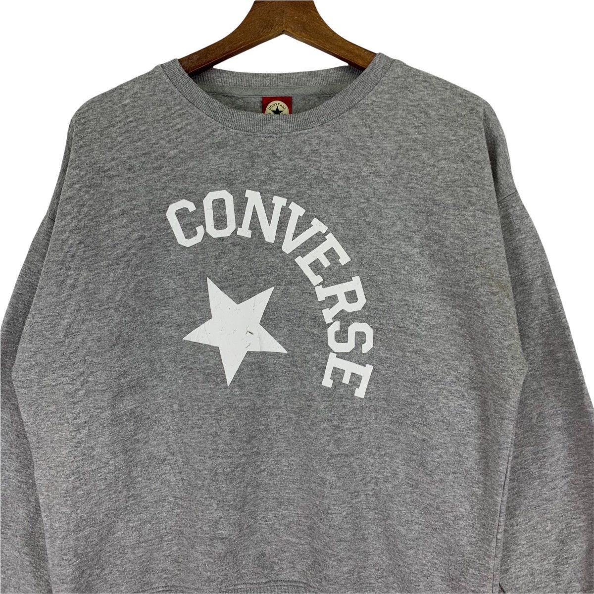 Converse Vintage Converse Spellout Pullover Crewneck Sweatshirt Size US M / EU 48-50 / 2 - 2 Thumbnail