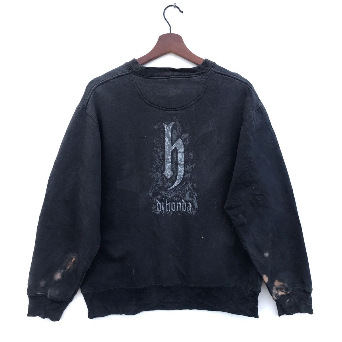 Honda Vintage DJ Honda BigLogo Crewneck Sweatshirt Size US M / EU 48-50 / 2 - 1 Thumbnail