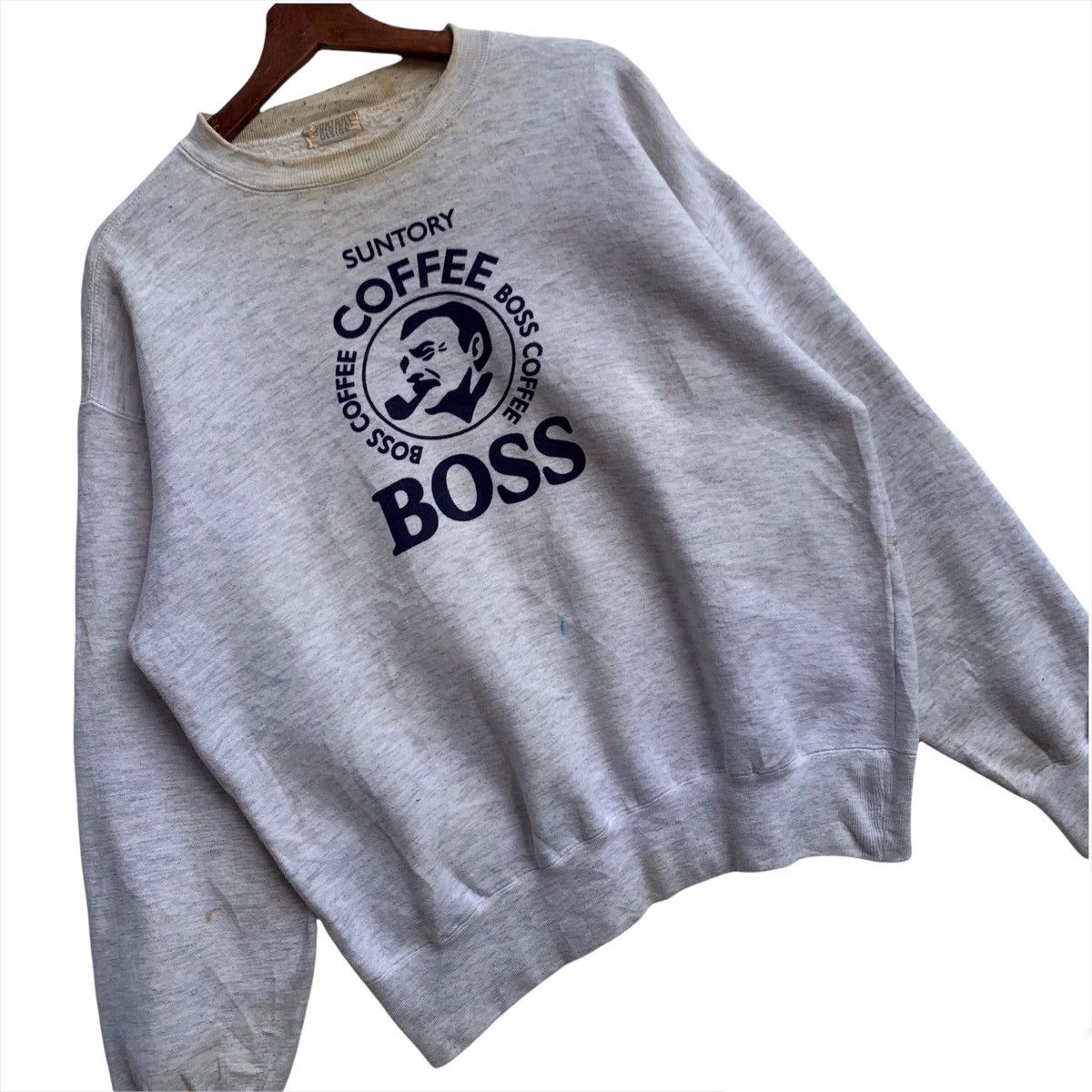 Japanese Brand Vintage Suntory Coffee Bos Biglogo Crewneck Sweatshirt Size US L / EU 52-54 / 3 - 2 Thumbnail