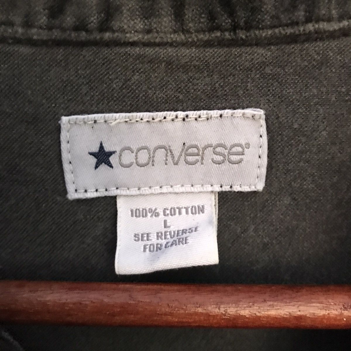 Converse Vintage Converse Buttonup Long Sleeve Shirts Size US L / EU 52-54 / 3 - 6 Thumbnail
