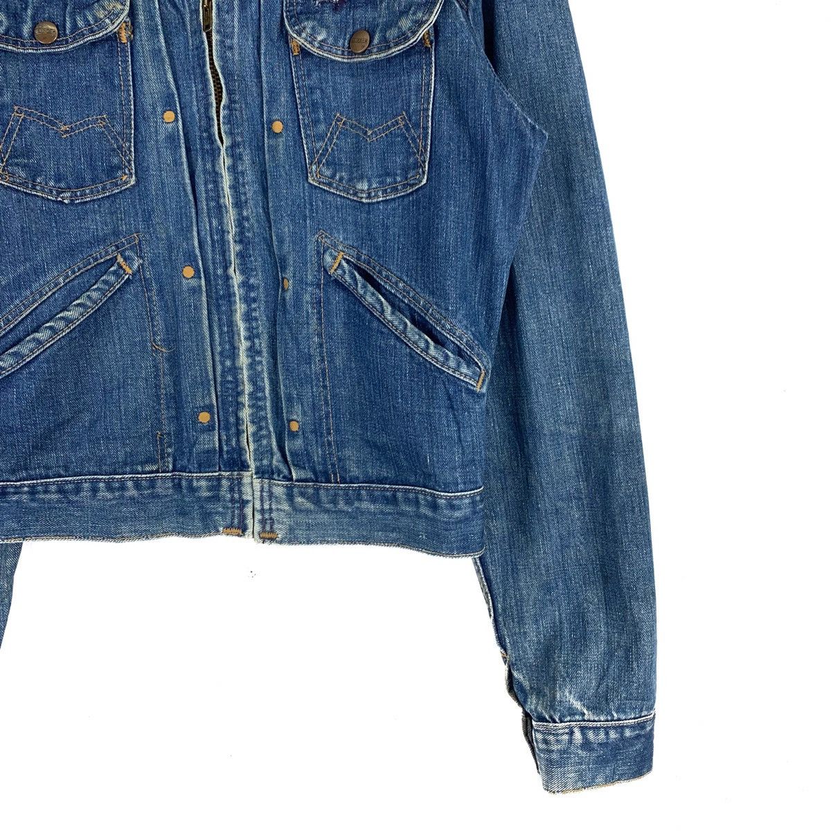 Maverick Zipup Casual Denim Jacket