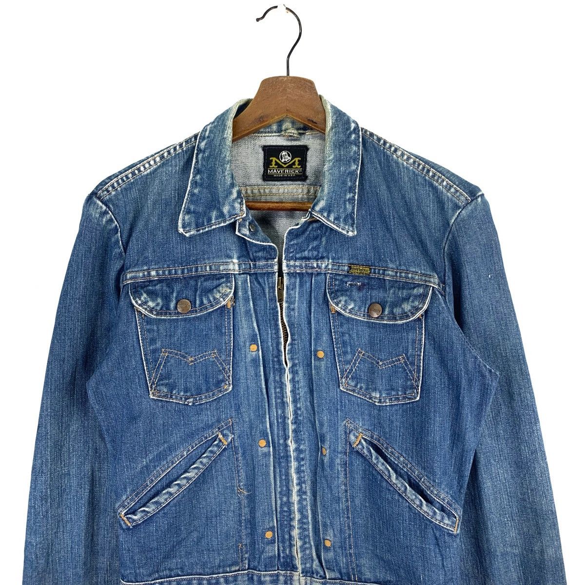 マーベリック ジップアップジャケット Maverick Zipup Casual Denim Jacket
