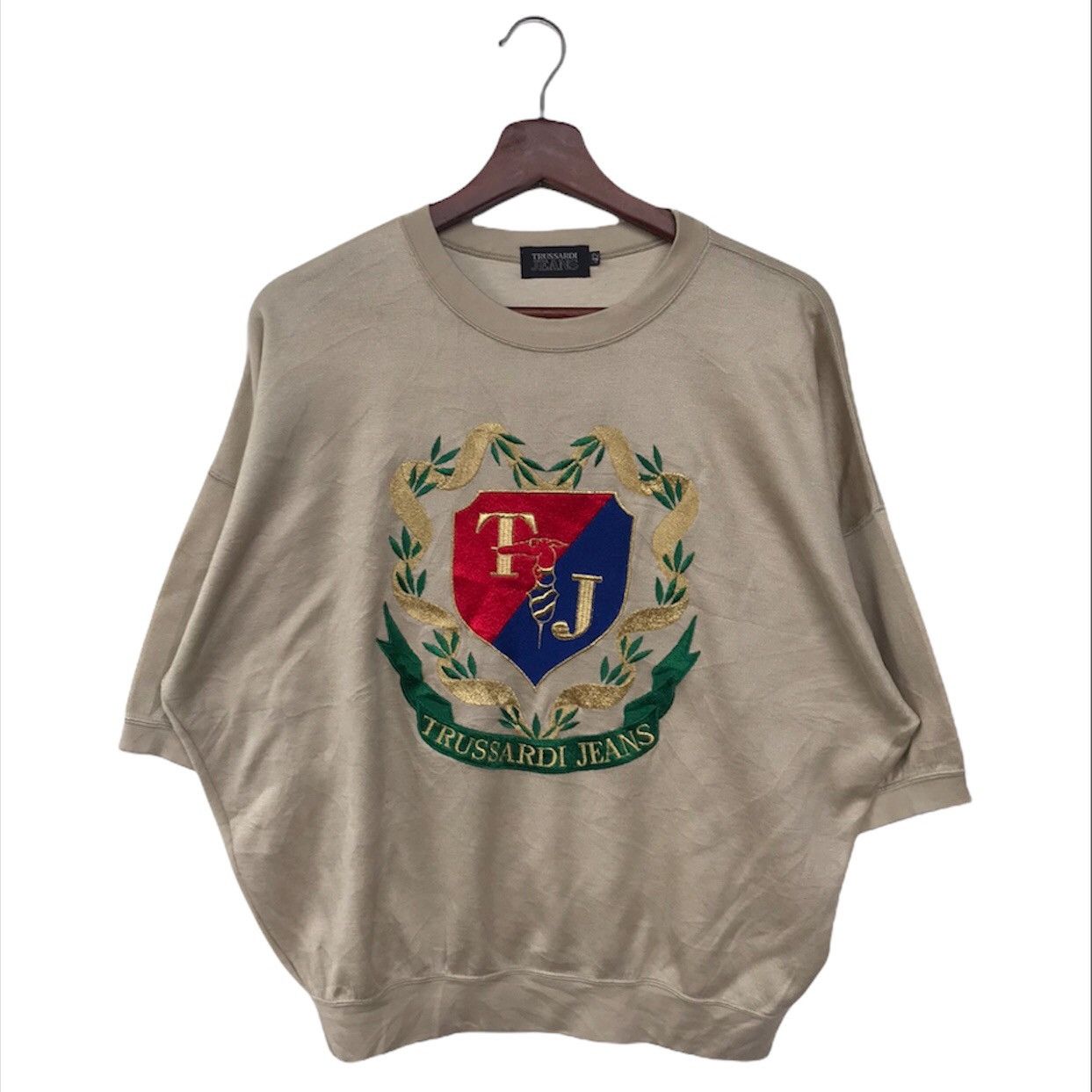 Trussardi TRUSSARDI JEANS EMBROIDERY CREWNECK Size US M / EU 48-50 / 2 - 1 Thumbnail