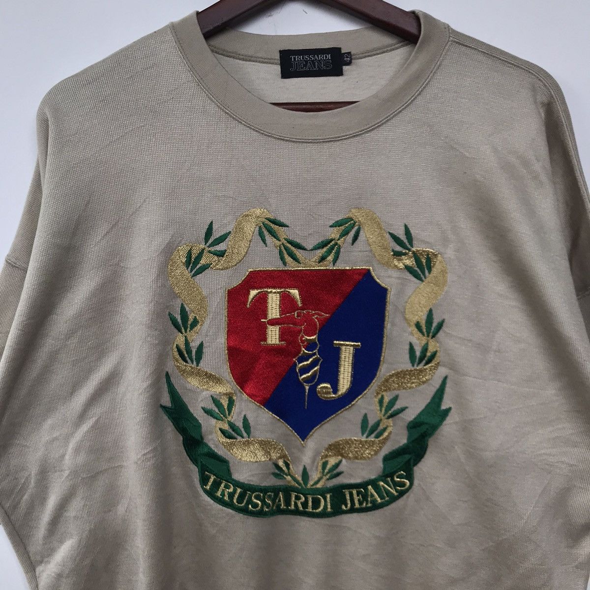 Trussardi TRUSSARDI JEANS EMBROIDERY CREWNECK Size US M / EU 48-50 / 2 - 3 Thumbnail