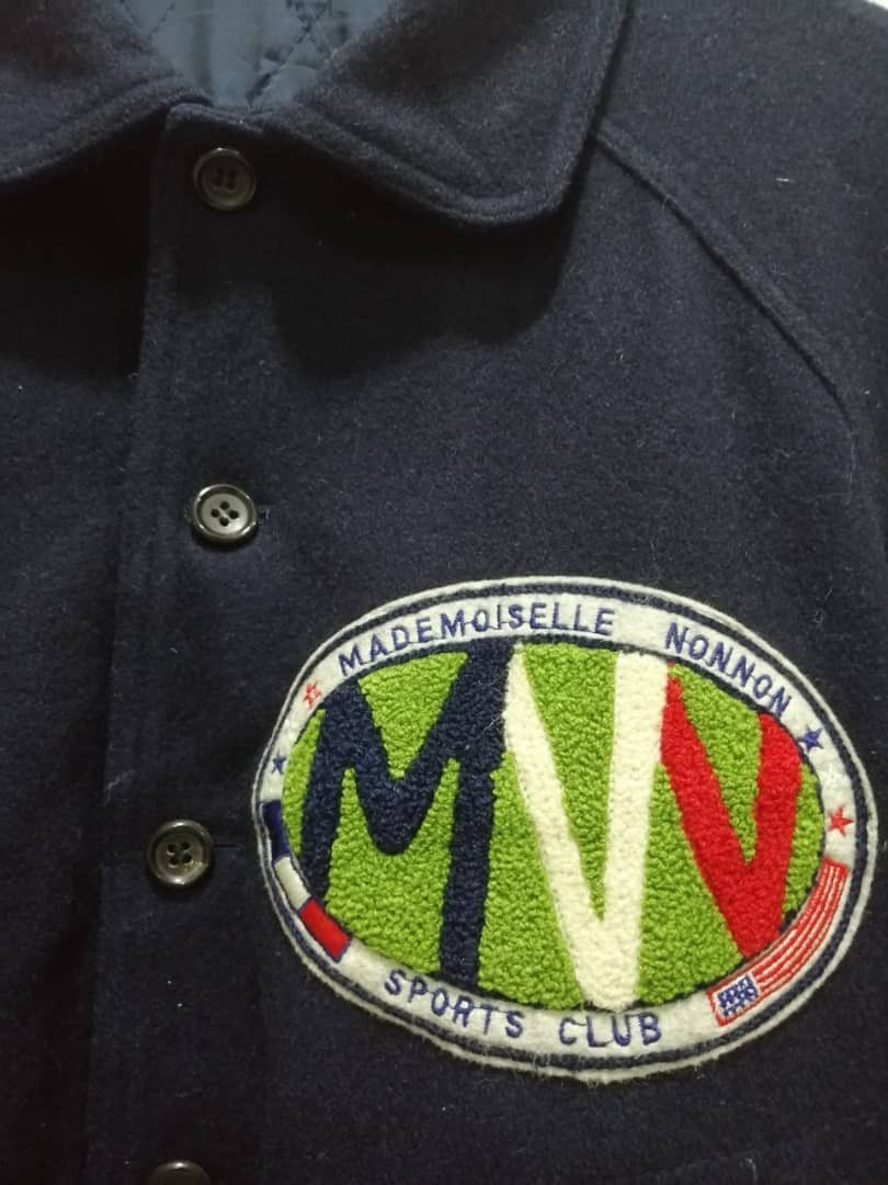 Vintage Vintage Mademoiselle Non Non Varsity Jackets Size US M / EU 48-50 / 2 - 6 Thumbnail