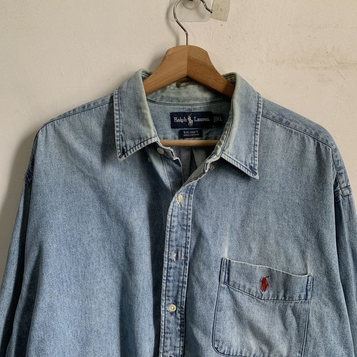 Polo Ralph Lauren Vintage Polo Ralph Lauren Denim Long Sleeve Mix6 Size US XL / EU 56 / 4 - 2 Thumbnail