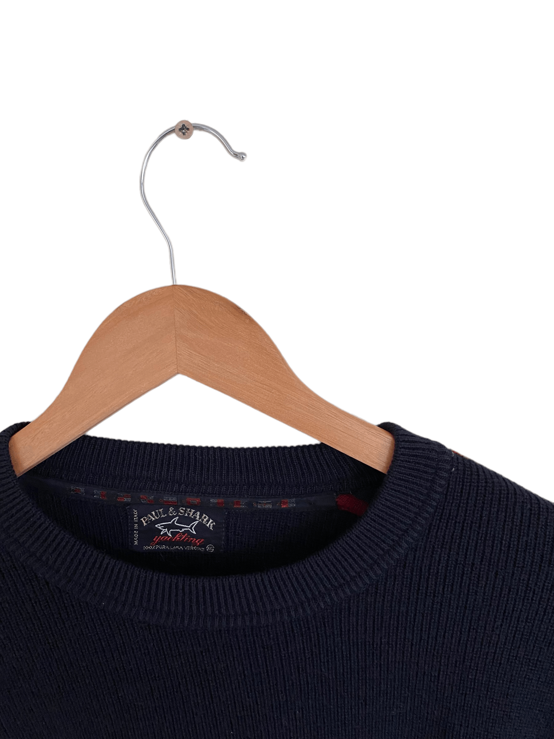 Paul & Shark × Vintage Paul & Shark navy wool sweater, jumper, size XL Size US XL / EU 56 / 4 - 2 Thumbnail