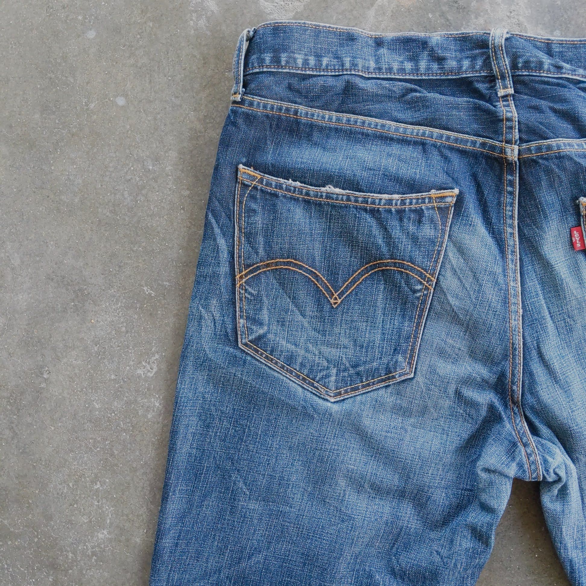Japanese Brand Vintage Levis's 502 Distressed Riveted Denim Jeans Pants Size US 38 / EU 54 - 8 Thumbnail