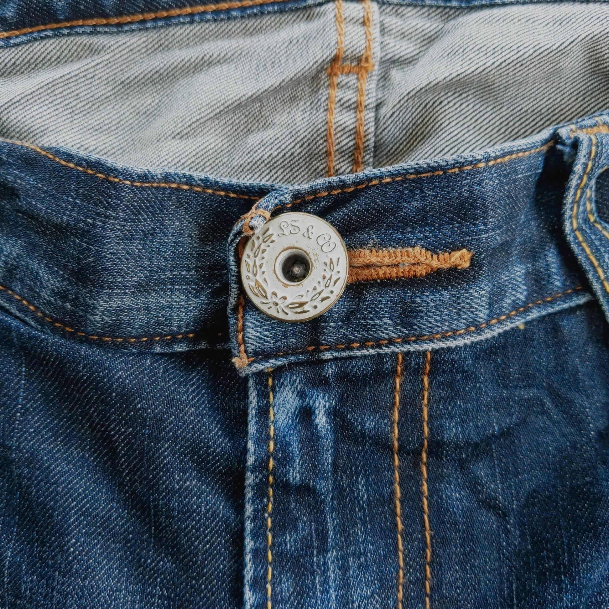 Japanese Brand Vintage Levis's 502 Distressed Riveted Denim Jeans Pants Size US 38 / EU 54 - 4 Thumbnail