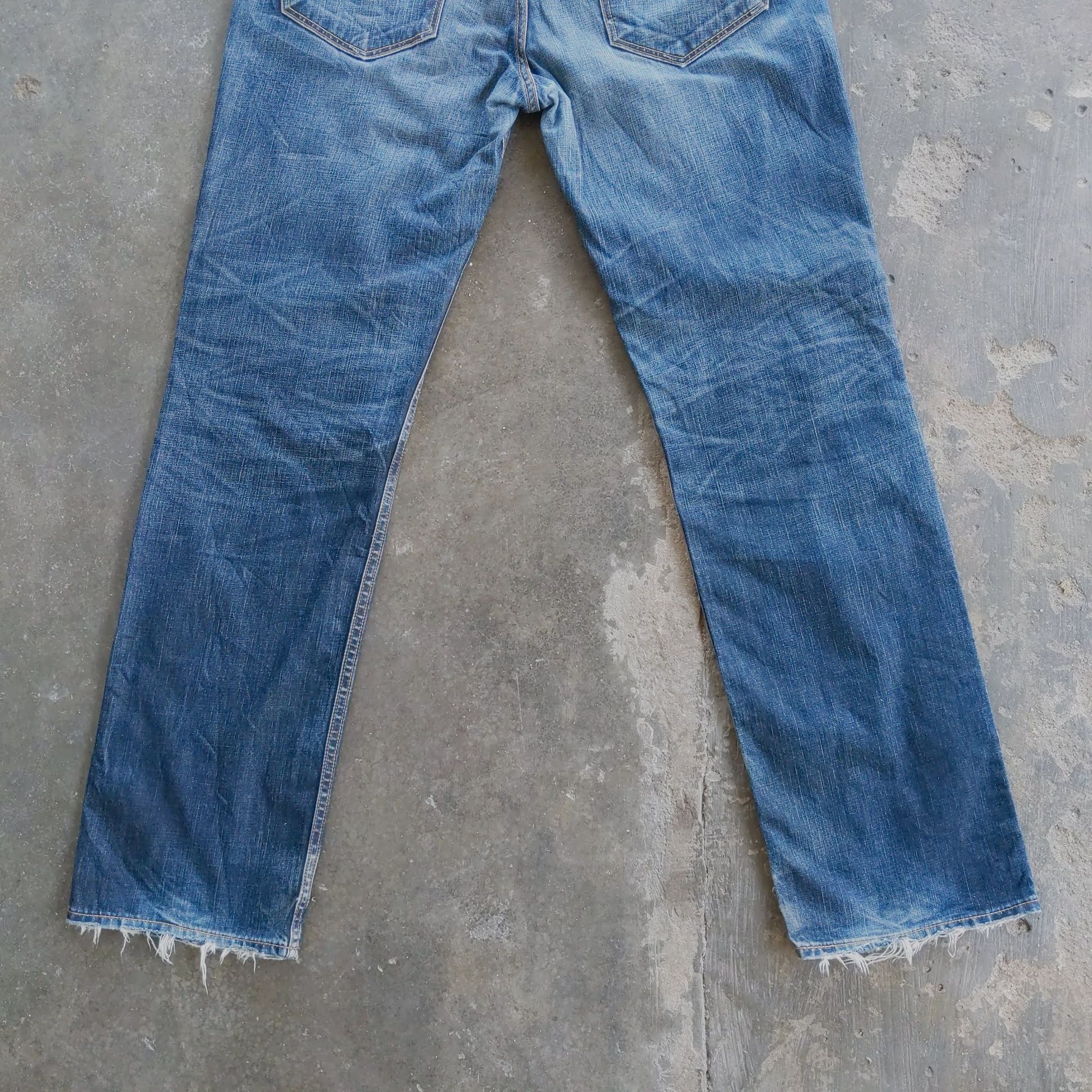 Japanese Brand Vintage Levis's 502 Distressed Riveted Denim Jeans Pants Size US 38 / EU 54 - 11 Thumbnail