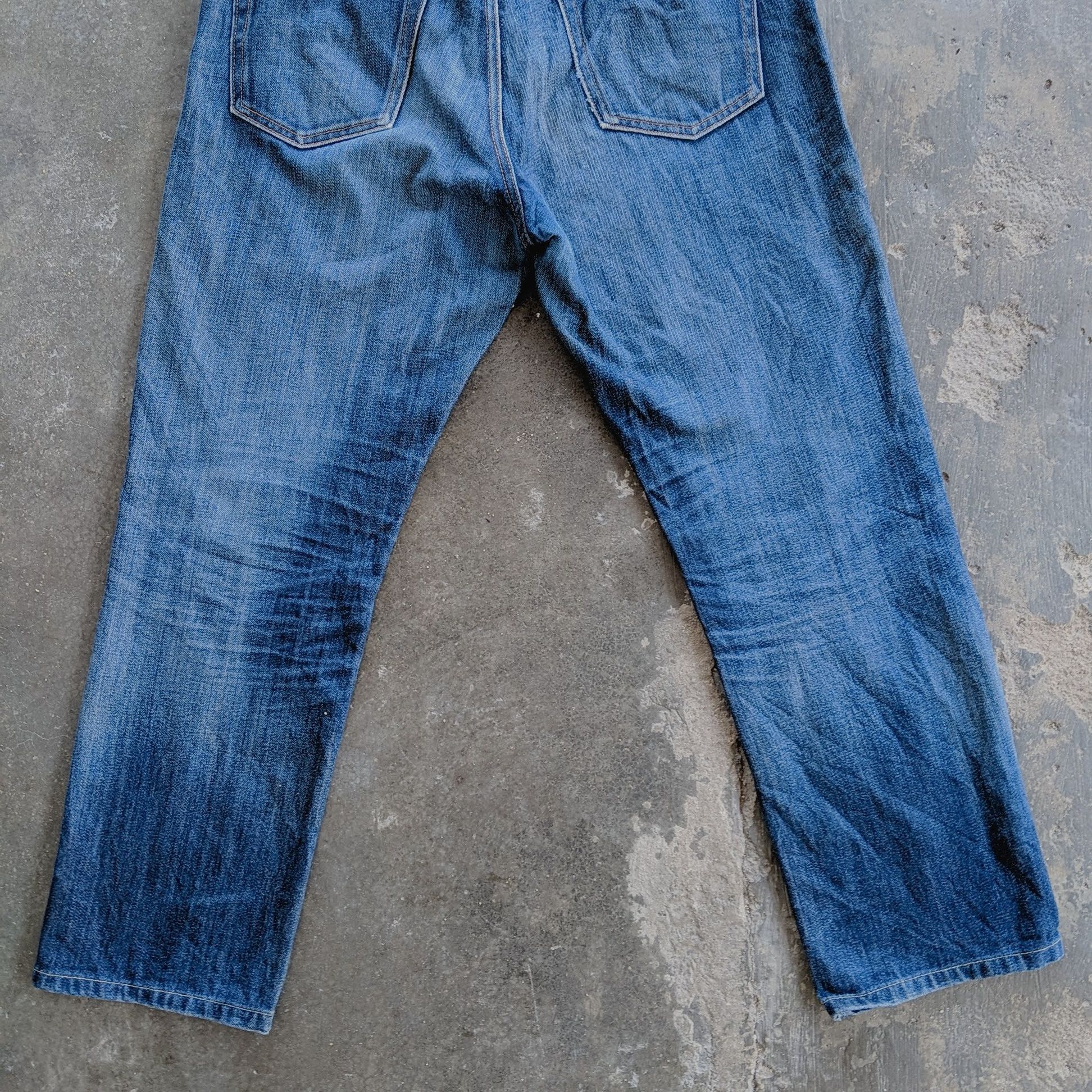 Japanese Brand Vintage Japan Distressed Faded Trousers Jeans Pants Size US 34 / EU 50 - 12 Thumbnail