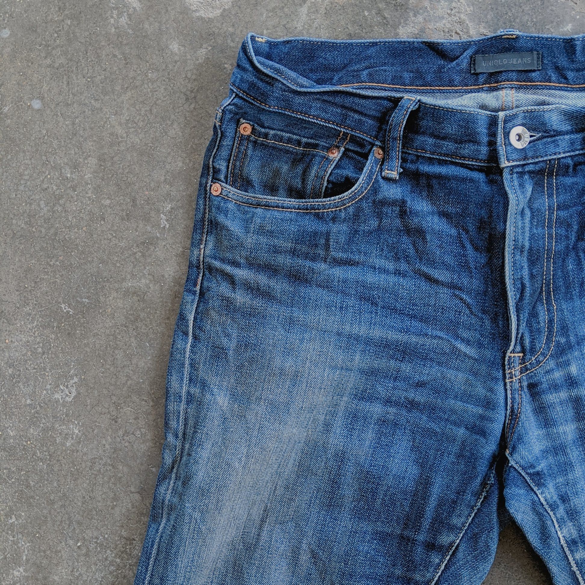 Japanese Brand Vintage Japan Distressed Faded Trousers Jeans Pants Size US 34 / EU 50 - 3 Thumbnail
