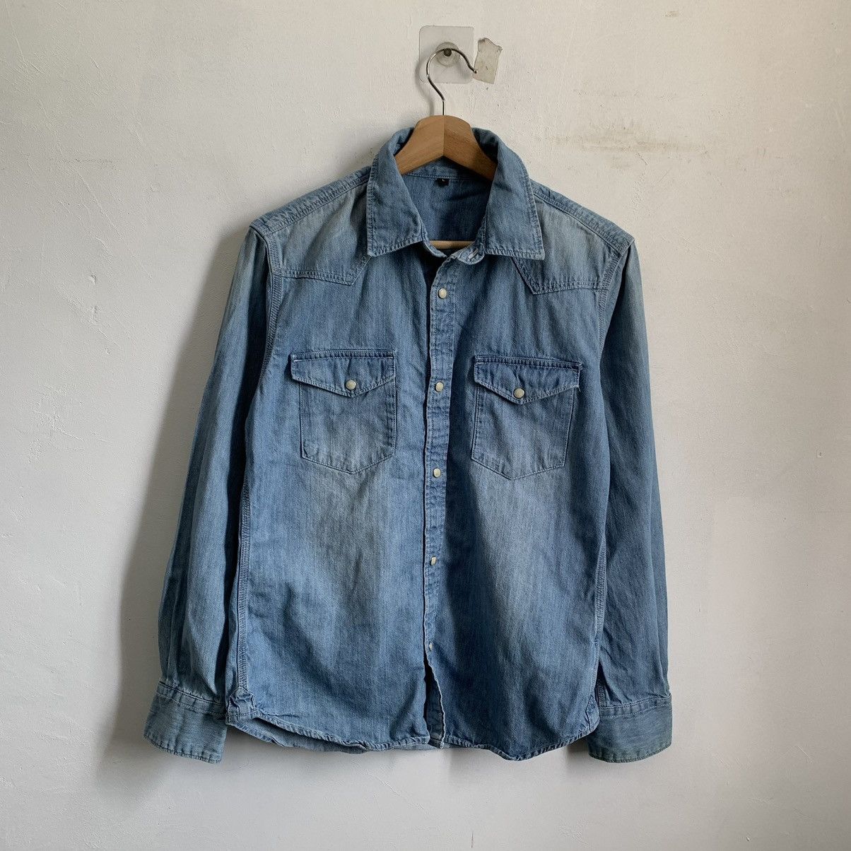Vintage Muji Denim Long Sleeve Mix6