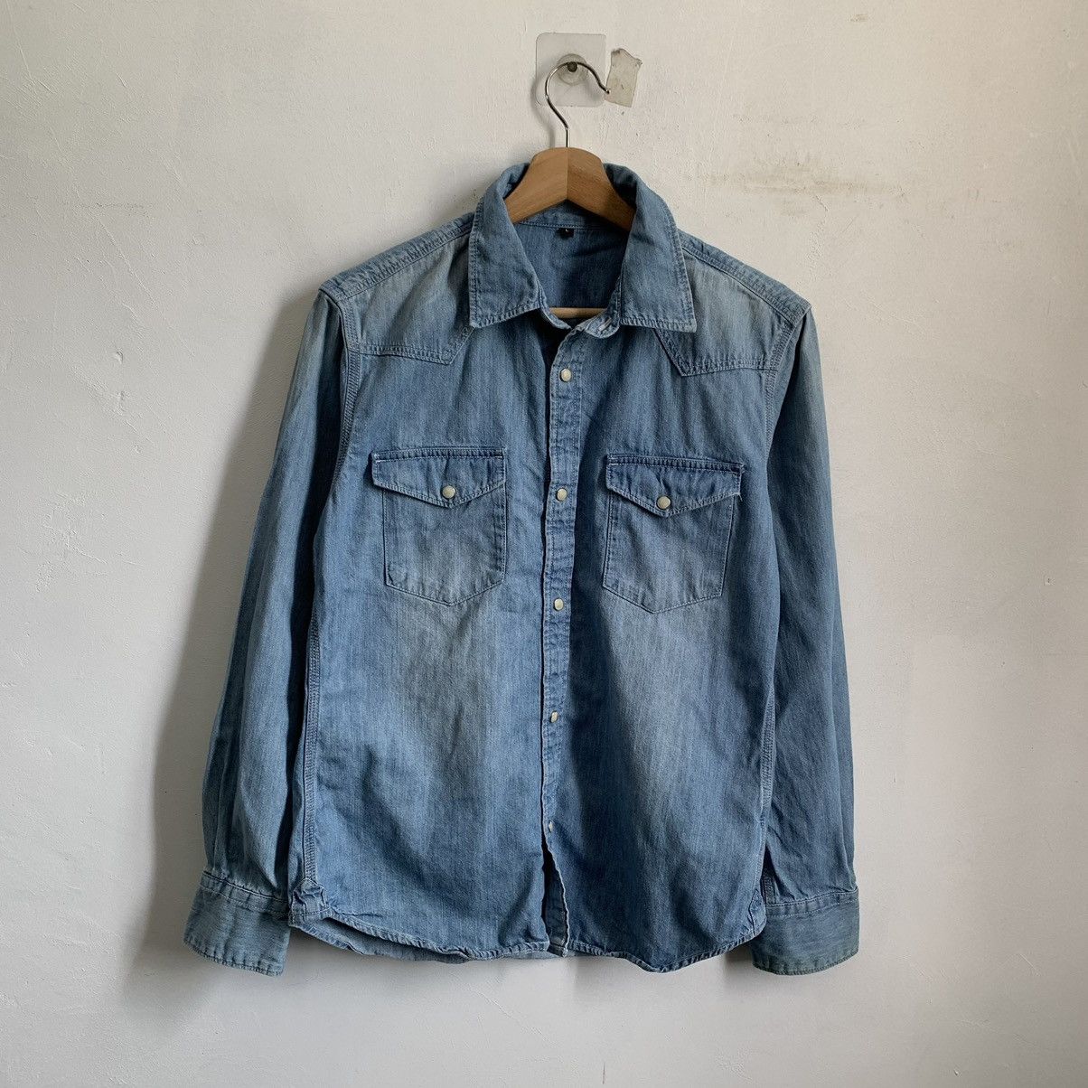 Vintage Vintage Muji Denim Long Sleeve Mix6 | Grailed