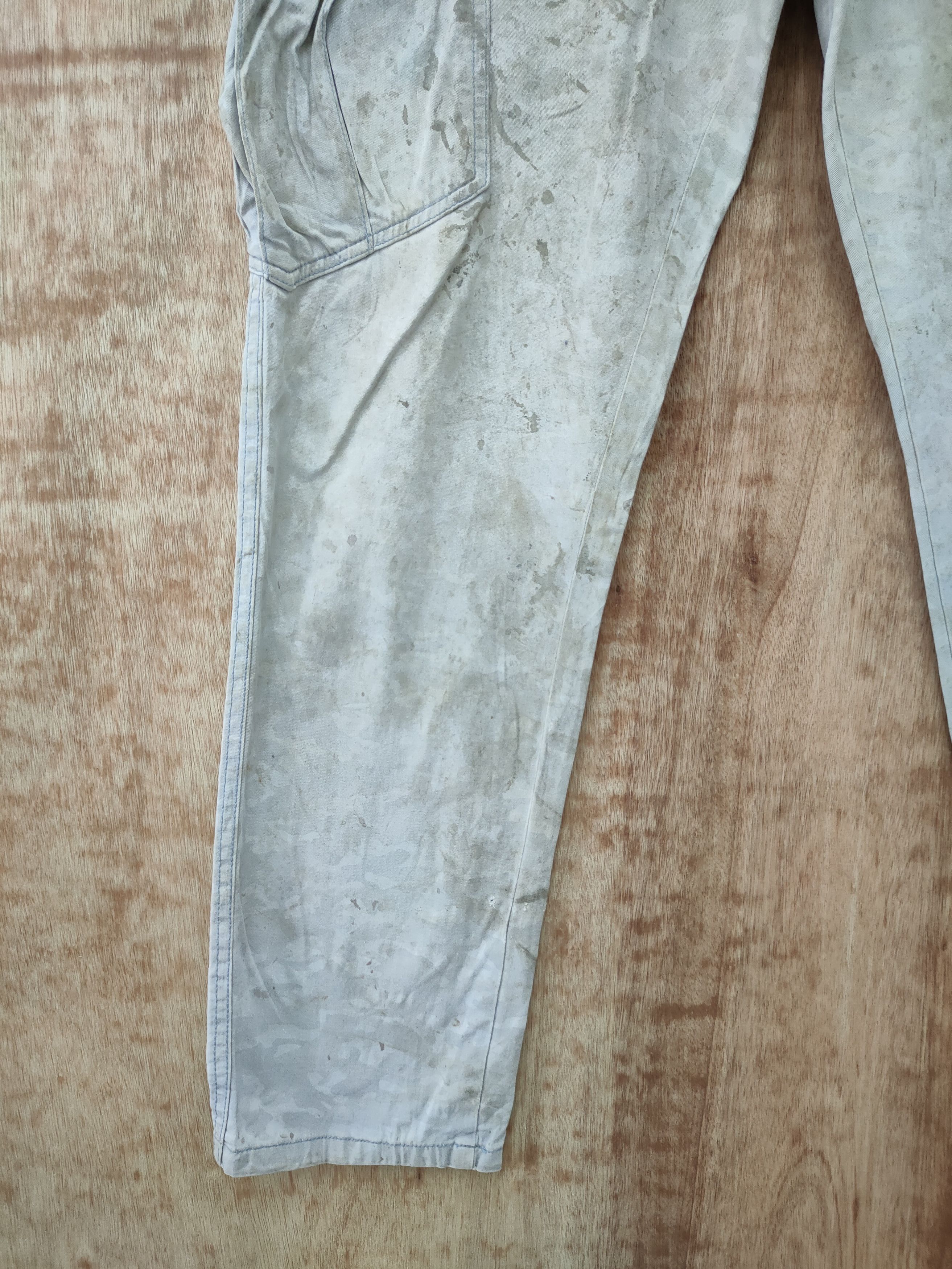 Japanese Brand DLL Tora Dirty thrased distressed utility cargo pants#46-216 Size US 34 / EU 50 - 2 Thumbnail