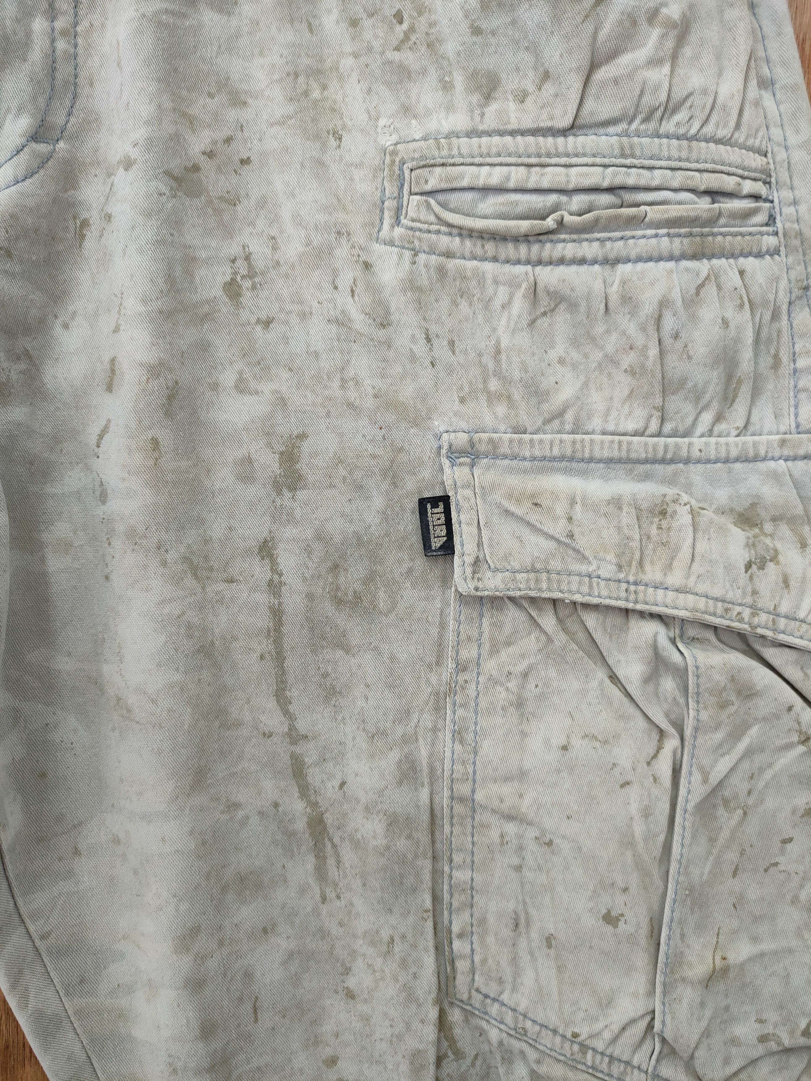 Japanese Brand DLL Tora Dirty thrased distressed utility cargo pants#46-216 Size US 34 / EU 50 - 6 Thumbnail