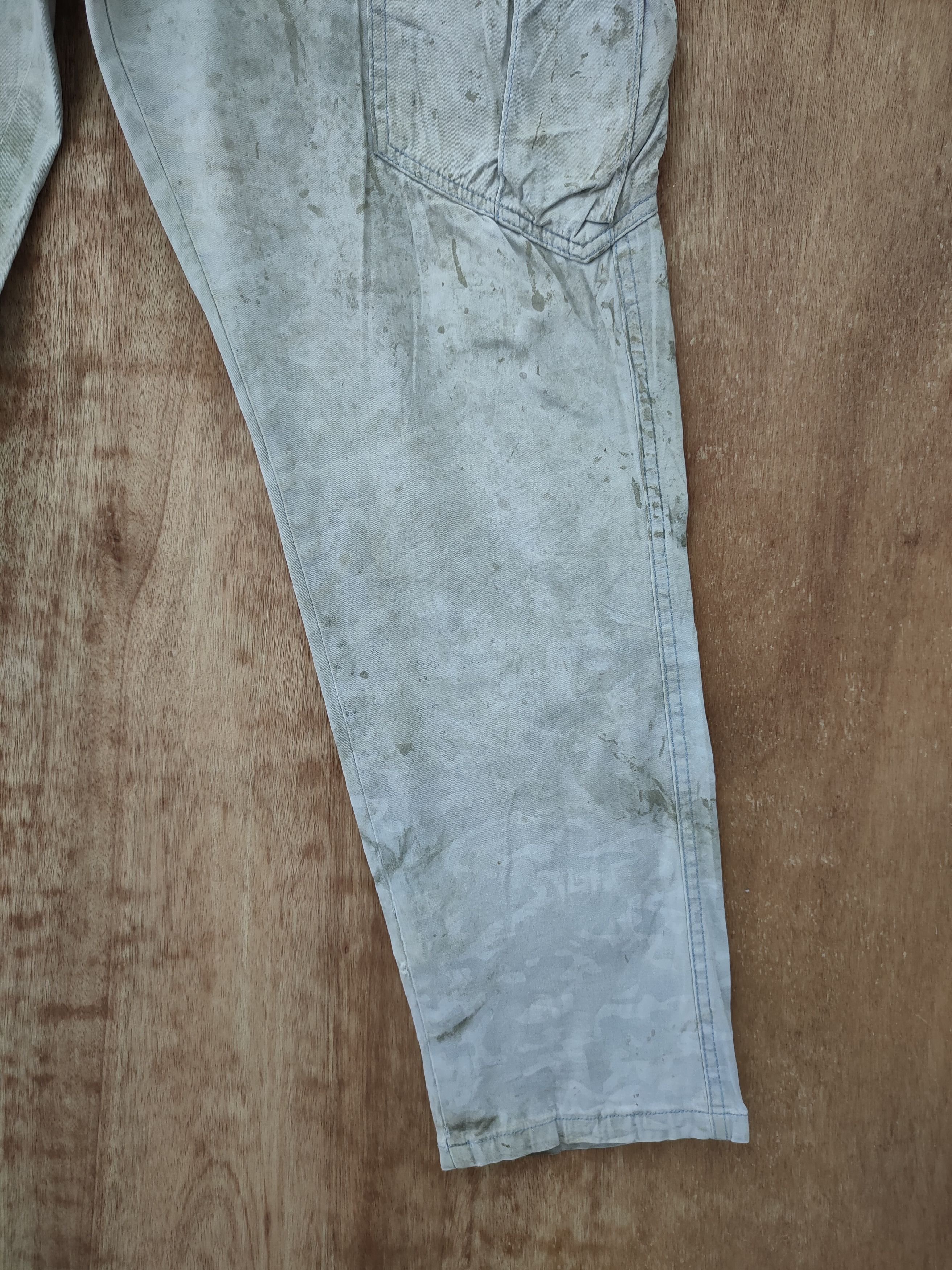 Japanese Brand DLL Tora Dirty thrased distressed utility cargo pants#46-216 Size US 34 / EU 50 - 3 Thumbnail