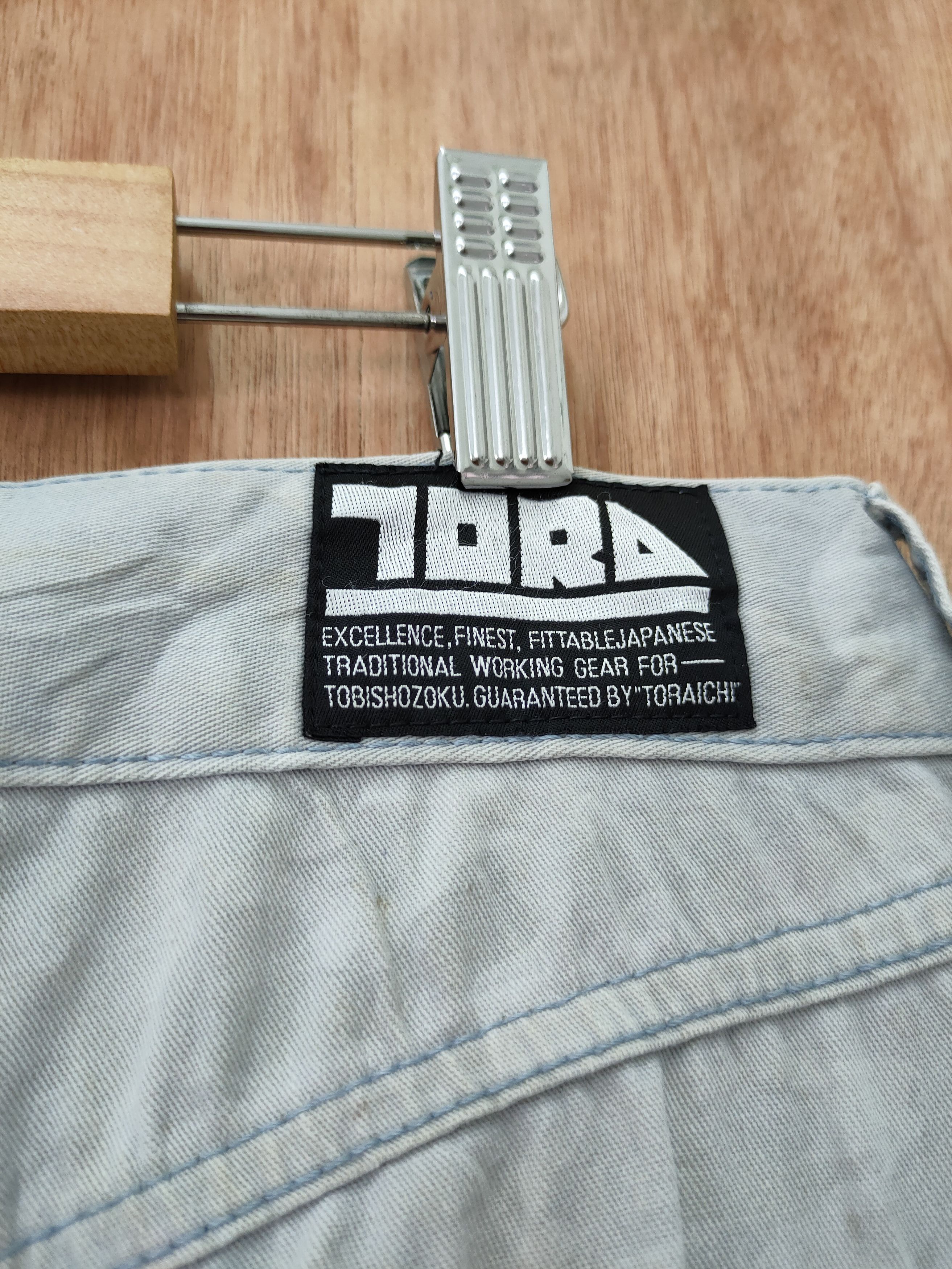 Japanese Brand DLL Tora Dirty thrased distressed utility cargo pants#46-216 Size US 34 / EU 50 - 13 Thumbnail