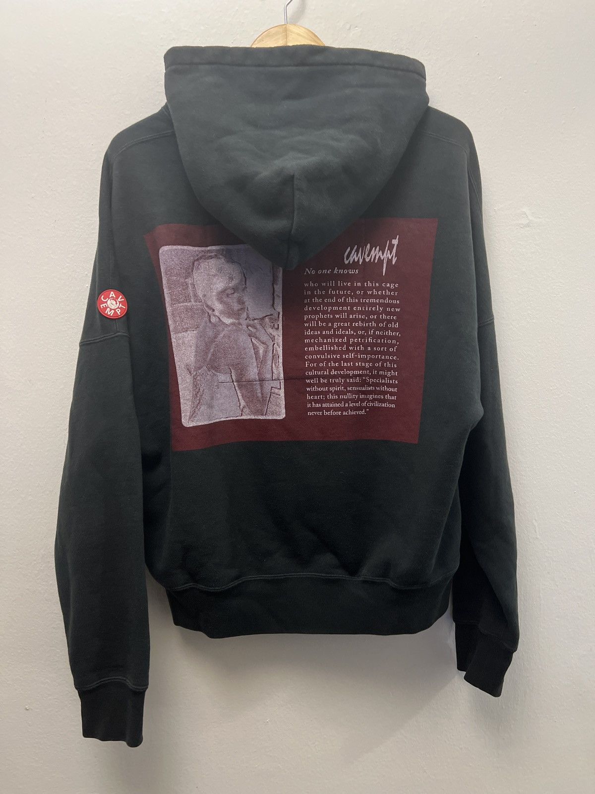 Cav Empt CAV EMPT No One Knows Black Hoodie M | Grailed