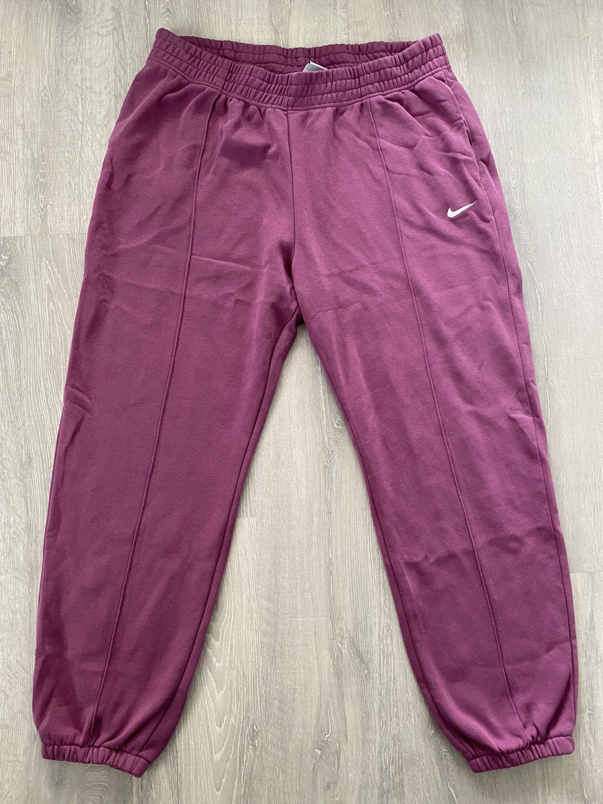 Nike × Vintage Nike pink sweatpants small swoosh Size US 34 / EU 50 - 1 Thumbnail