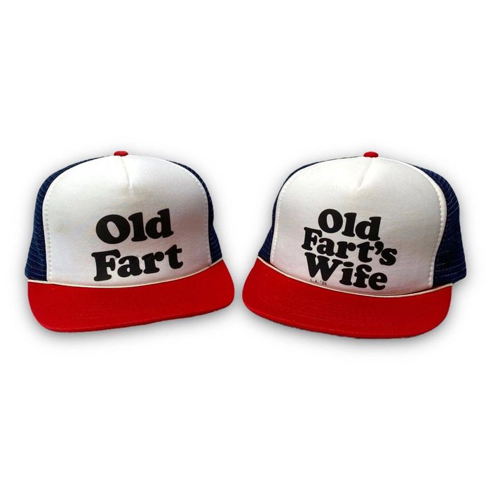 Vintage Pair of Vintage 80s Old Fart Farts Wife Trucker Hats Grailed