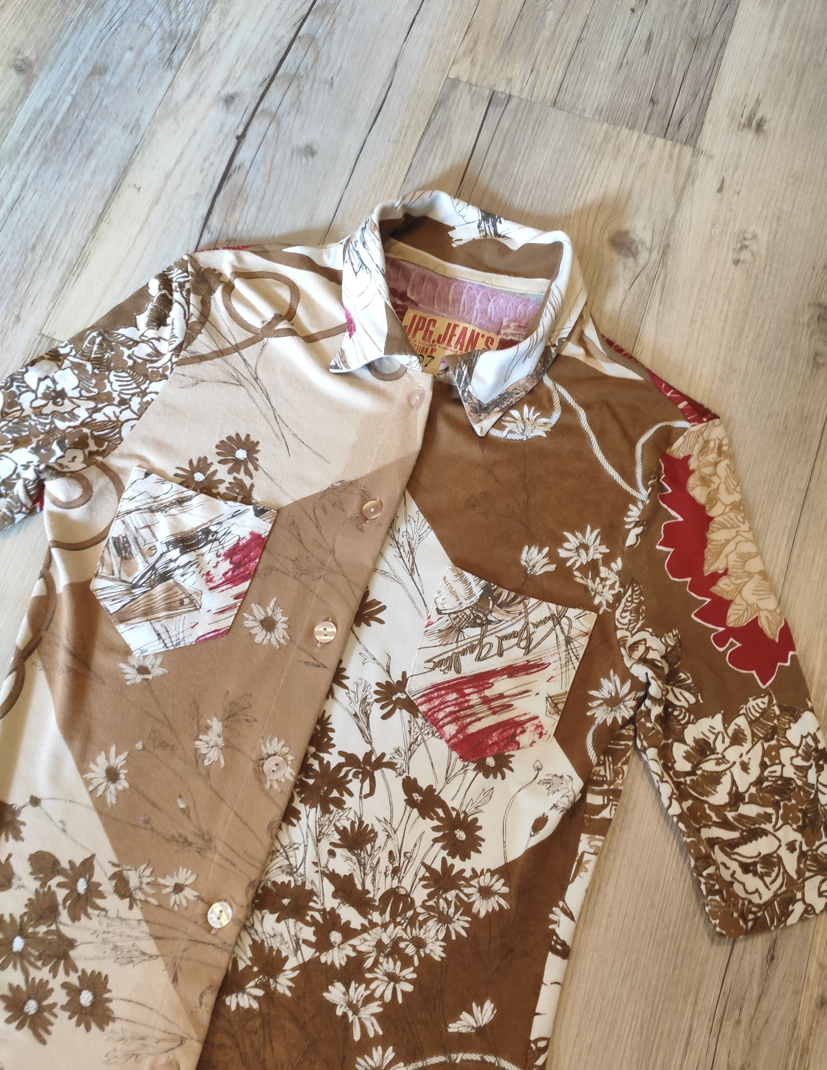 Jean Paul Gaultier GRAIL! Archive blouse.Like John Galliano or Hermes Size S / US 4 / IT 40 - 4 Thumbnail