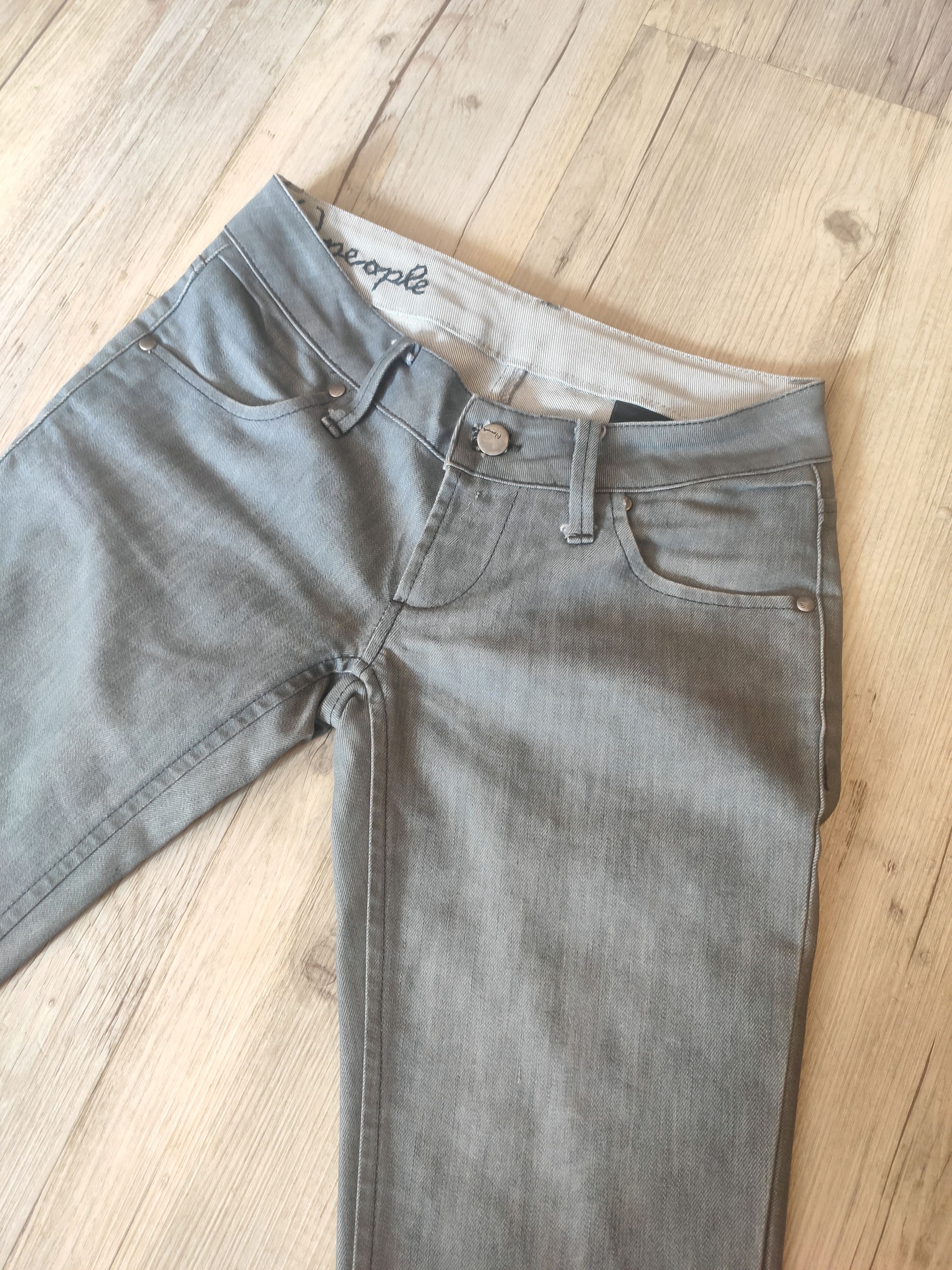 (+)PEOPLE J waxed jeans.Like Hermes or Martin Margiela Size 26" / US 2 / IT 38 - 2 Thumbnail