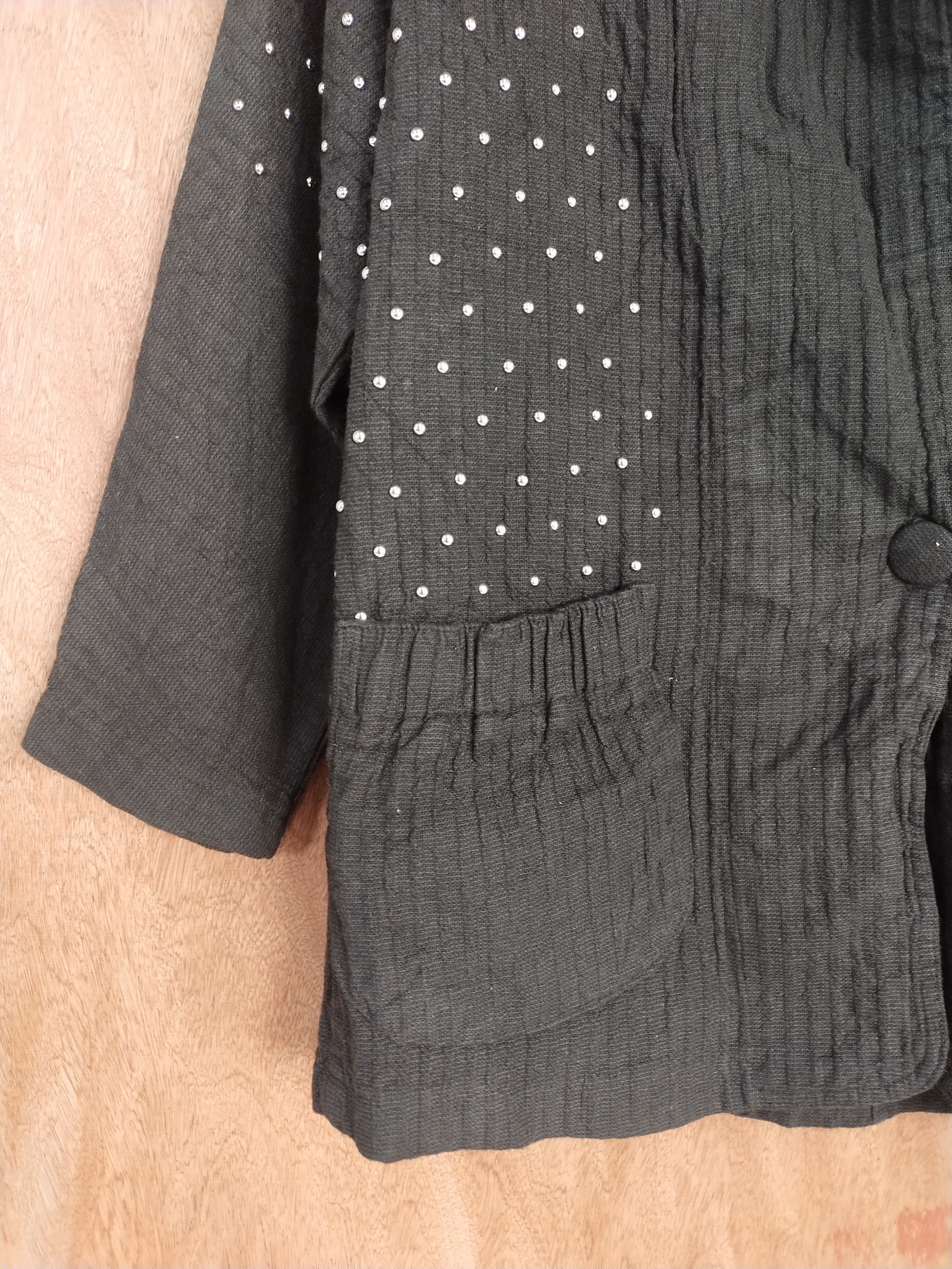Other Black Cardigan #S229 Size L / US 10 / IT 46 - 4 Thumbnail