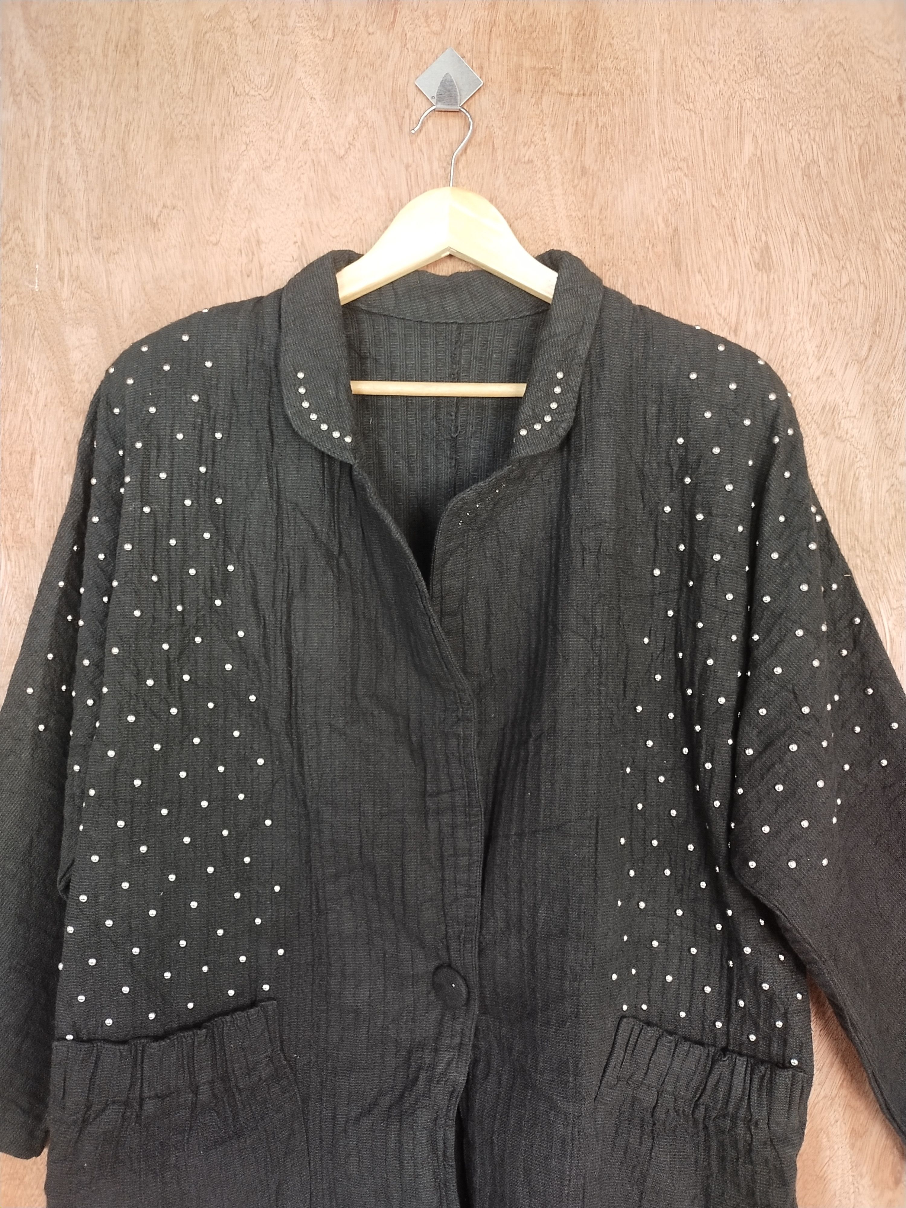 Other Black Cardigan #S229 Size L / US 10 / IT 46 - 2 Thumbnail