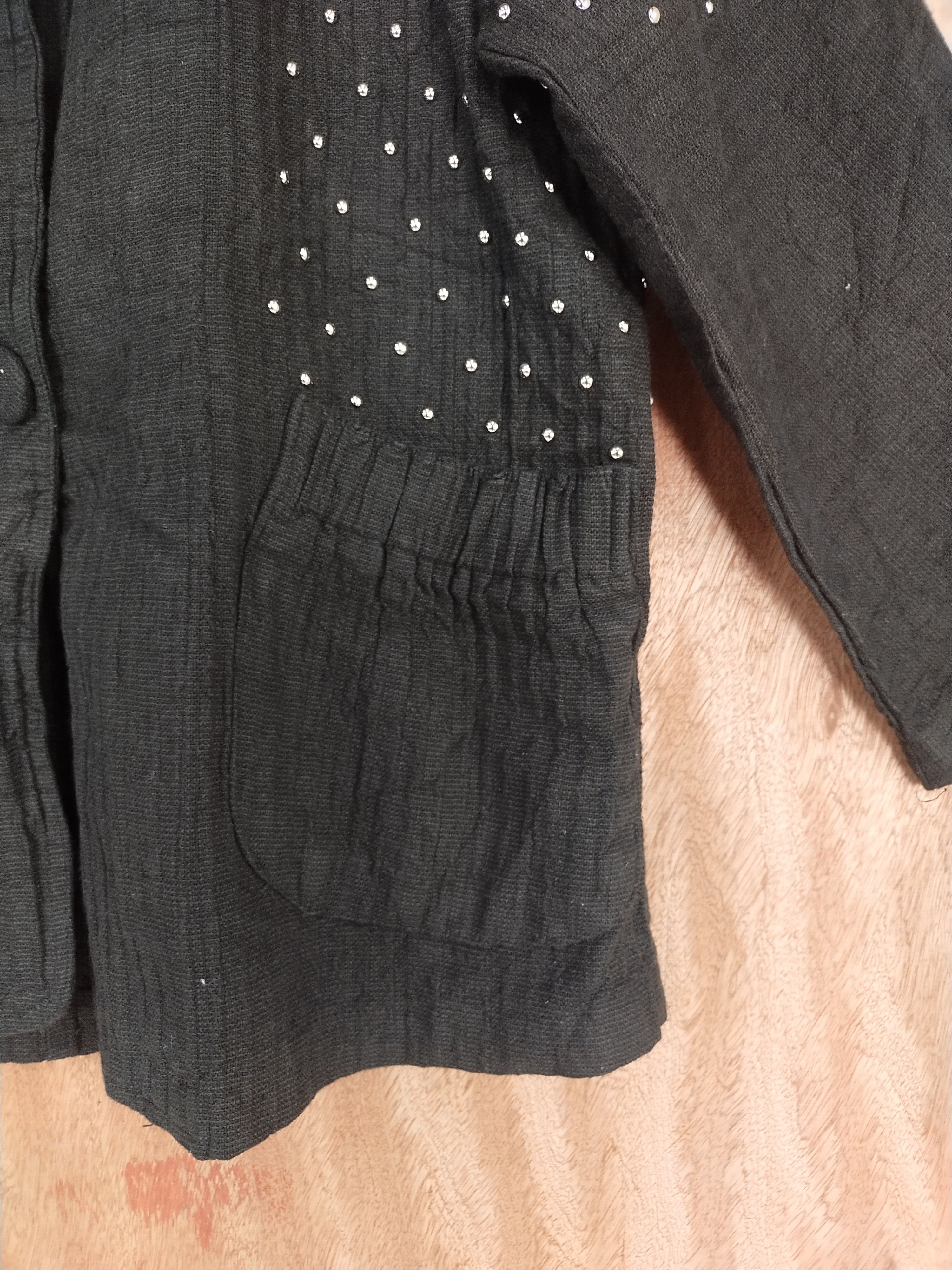 Other Black Cardigan #S229 Size L / US 10 / IT 46 - 6 Thumbnail