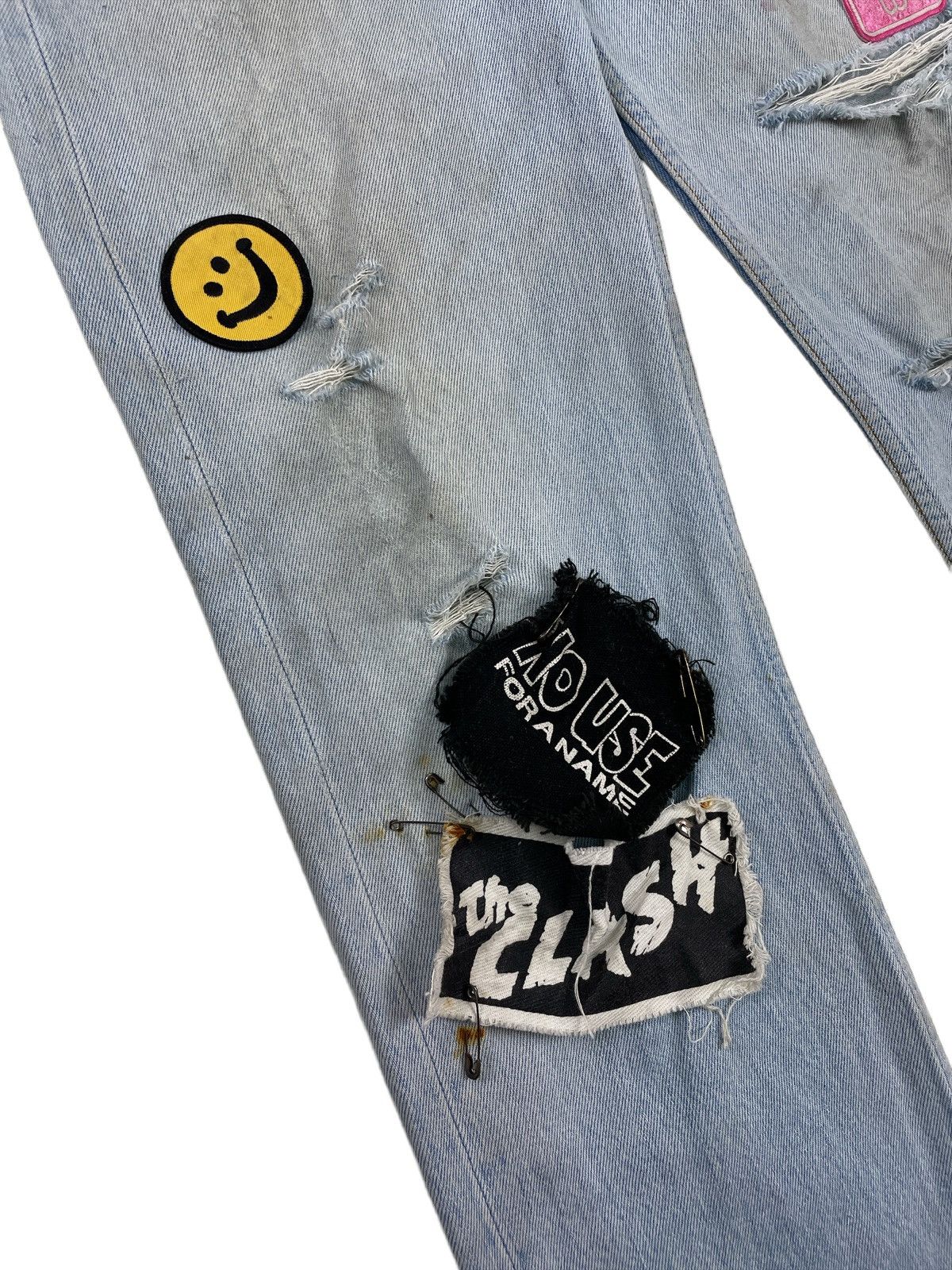 Vtg Levi’s 501 x The Clash Distressed Denim Jeans