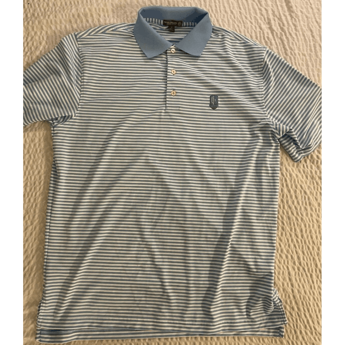 Peter Millar Stretch Knit PVCC Logo Golf / Polo Shirt Grailed