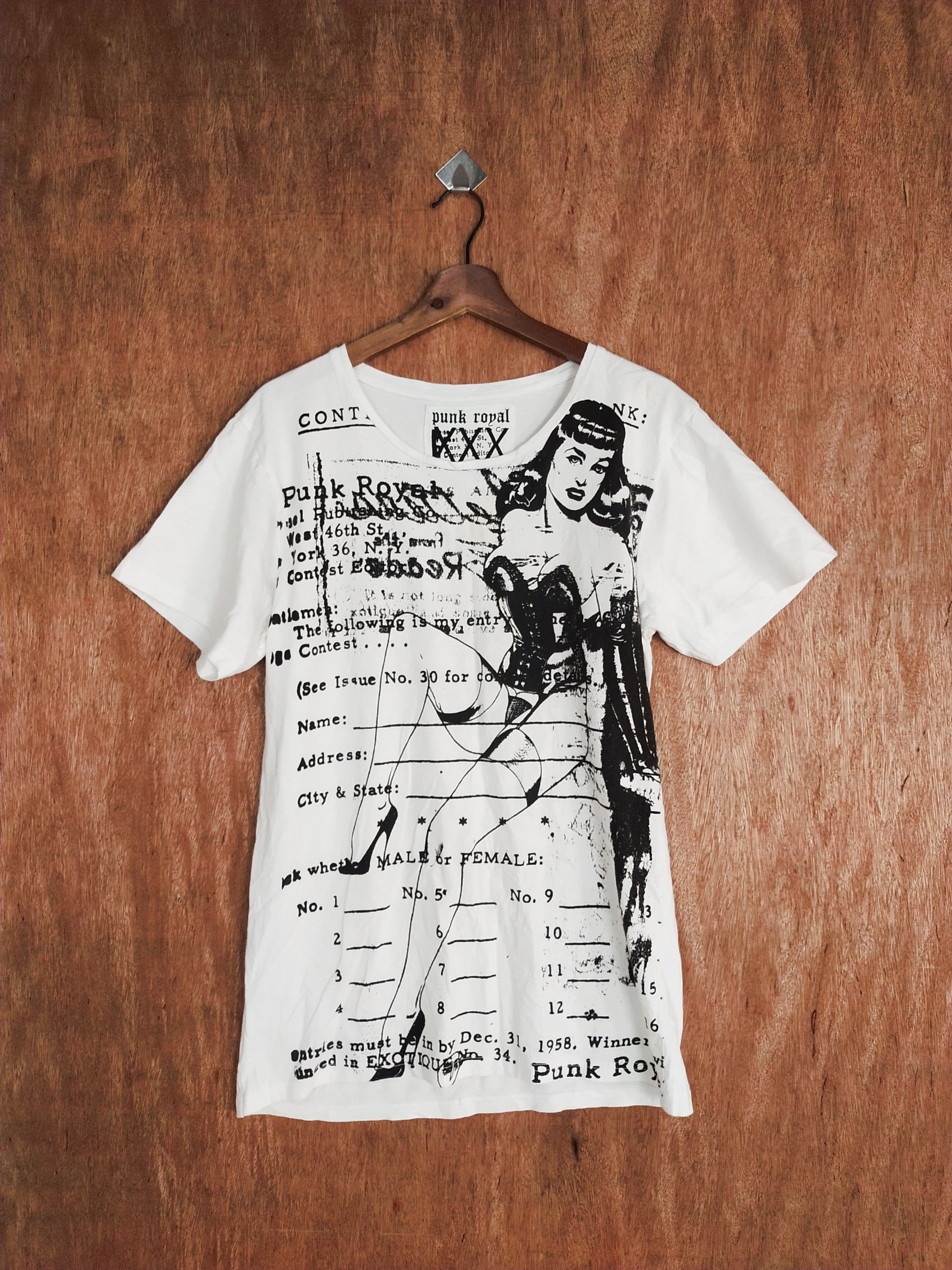 Japanese Brand DL Punk Royal sexy lady like seditionaries if6was9 tee #S054 Size US M / EU 48-50 / 2 - 1 Thumbnail