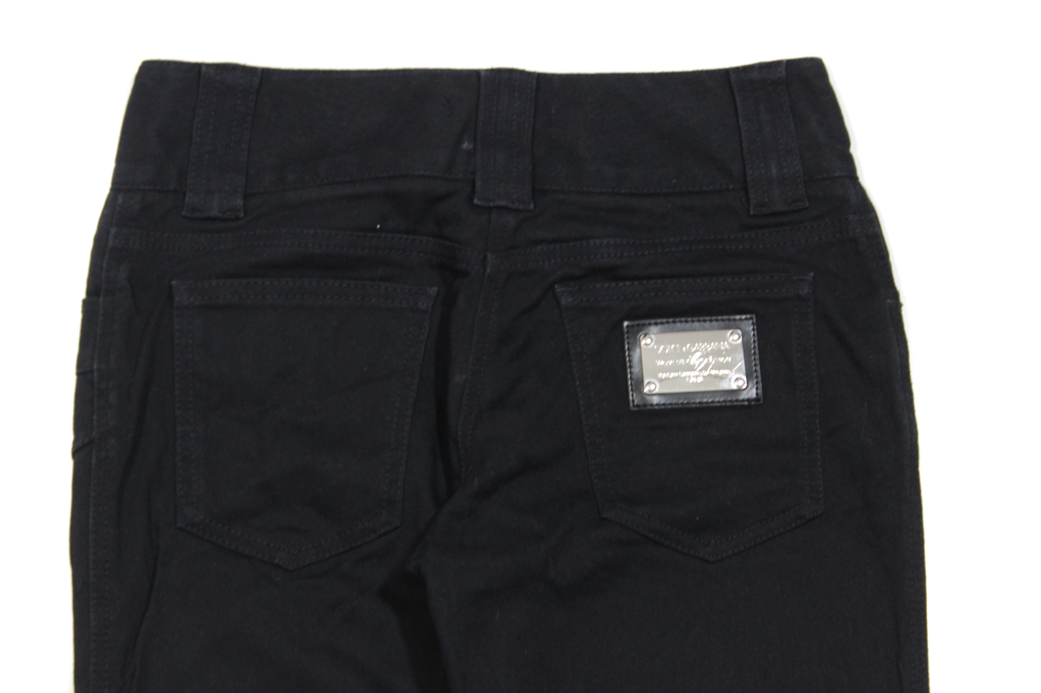 Dolce & Gabbana Metal Logo Jeans Size 26" / US 2 / IT 38 - 4 Thumbnail