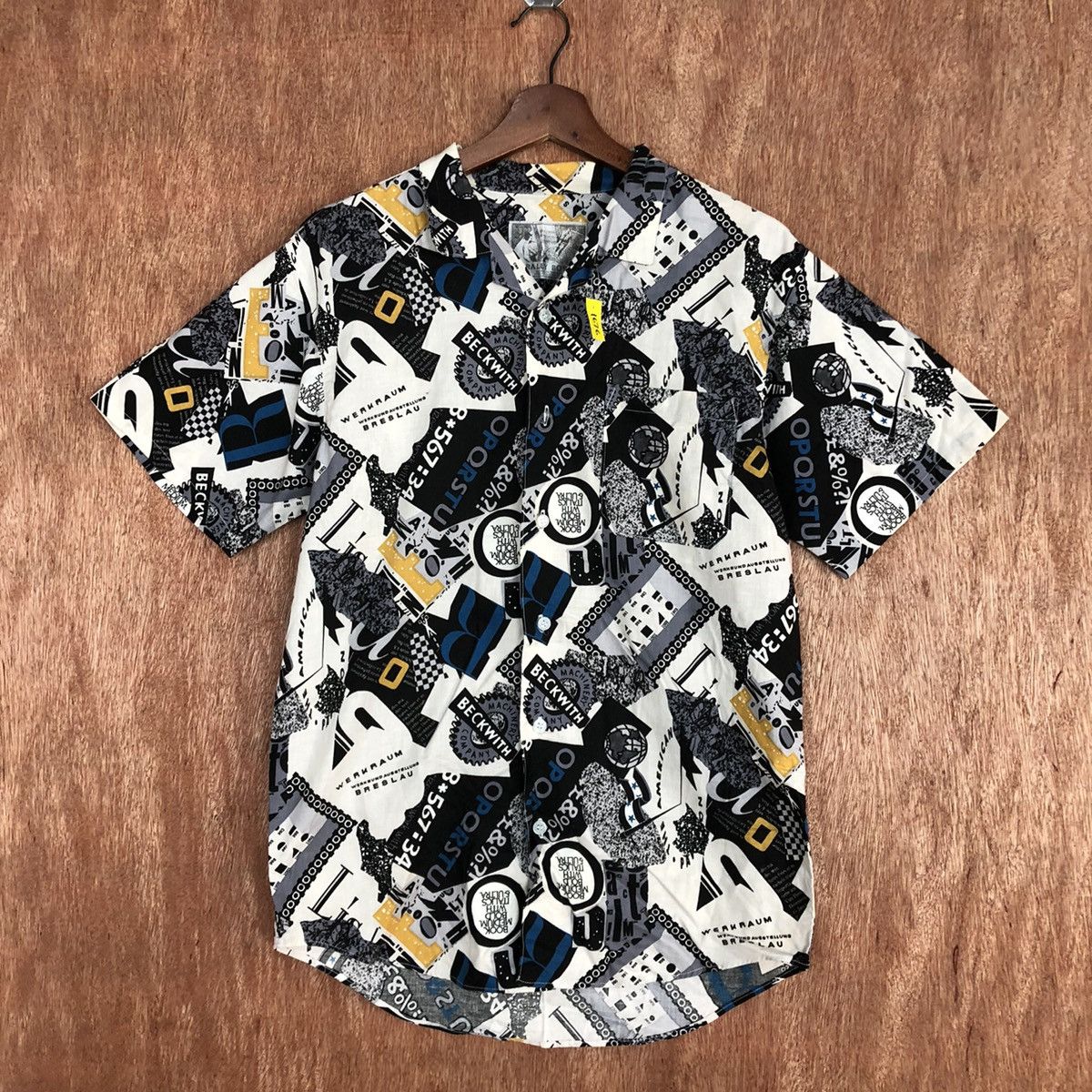 Japanese Brand DLL Rally Boy button up full print vintage shirt #1676 Size US S / EU 44-46 / 1 - 3 Thumbnail