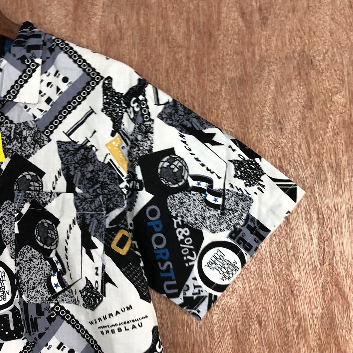 Japanese Brand DLL Rally Boy button up full print vintage shirt #1676 Size US S / EU 44-46 / 1 - 4 Thumbnail