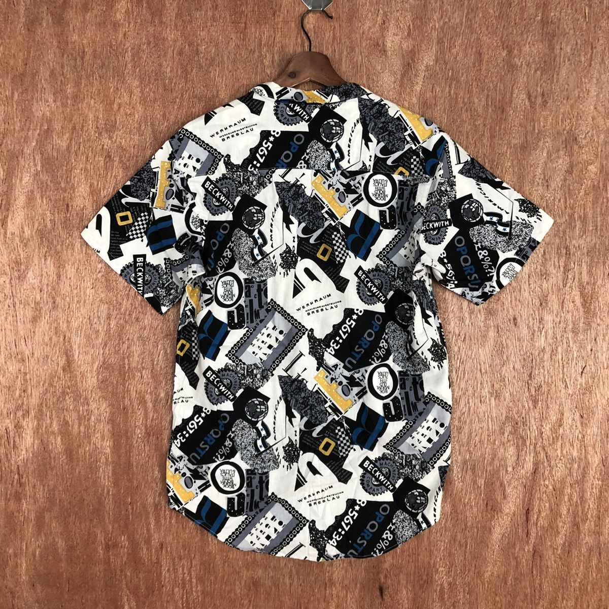 Japanese Brand DLL Rally Boy button up full print vintage shirt #1676 Size US S / EU 44-46 / 1 - 10 Thumbnail