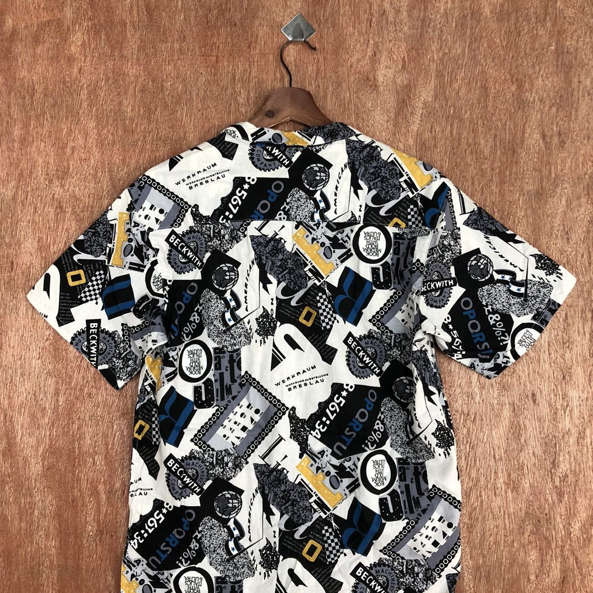 Japanese Brand DLL Rally Boy button up full print vintage shirt #1676 Size US S / EU 44-46 / 1 - 9 Thumbnail